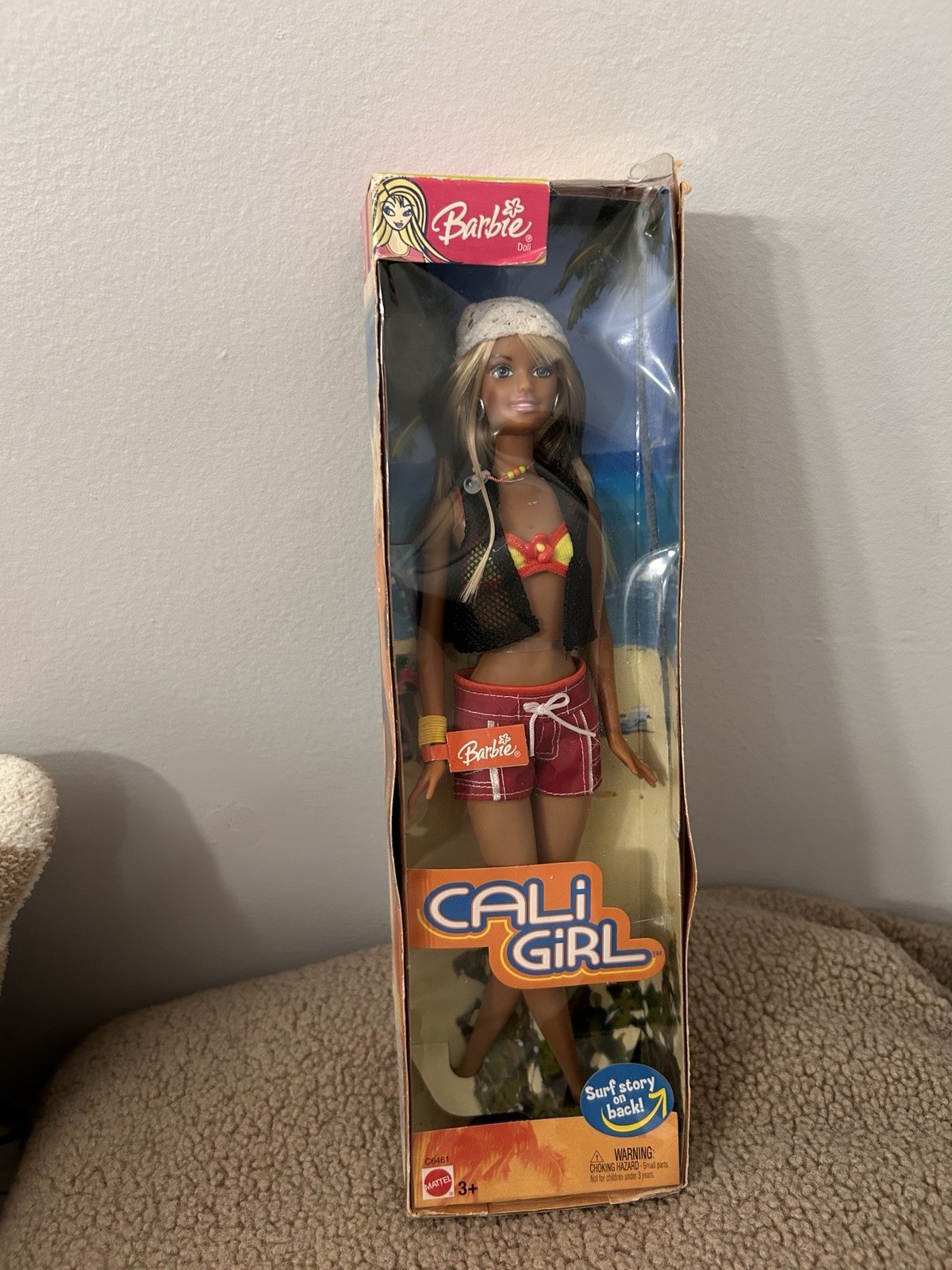 Mattel Barbie Cali Girl Fashion Doll 12in C6461 2004 Original Box + Outfit 2003