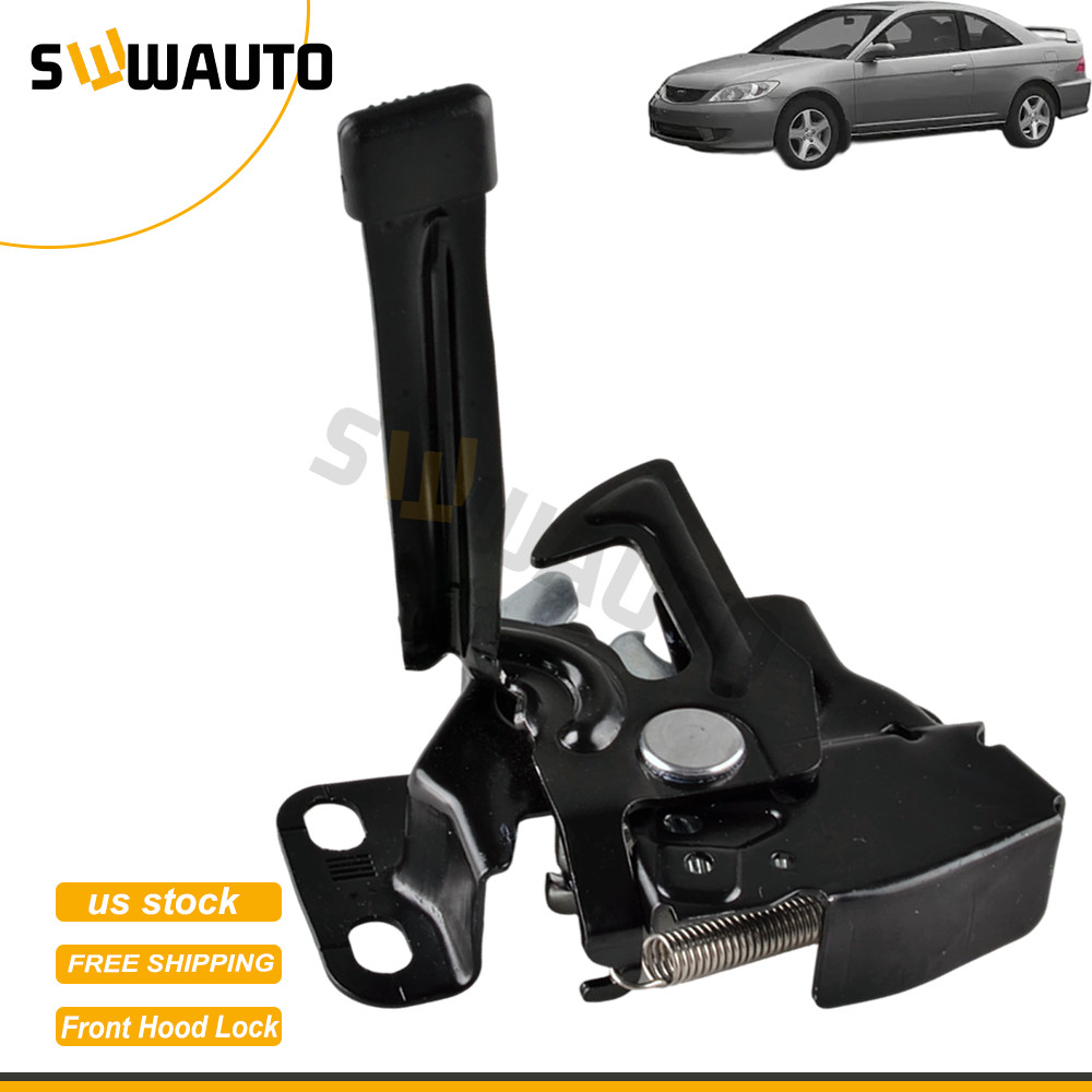 New Car Front Engine Hood Lock Latch Quality Sturdy For 2004-2005 Honda Civic
