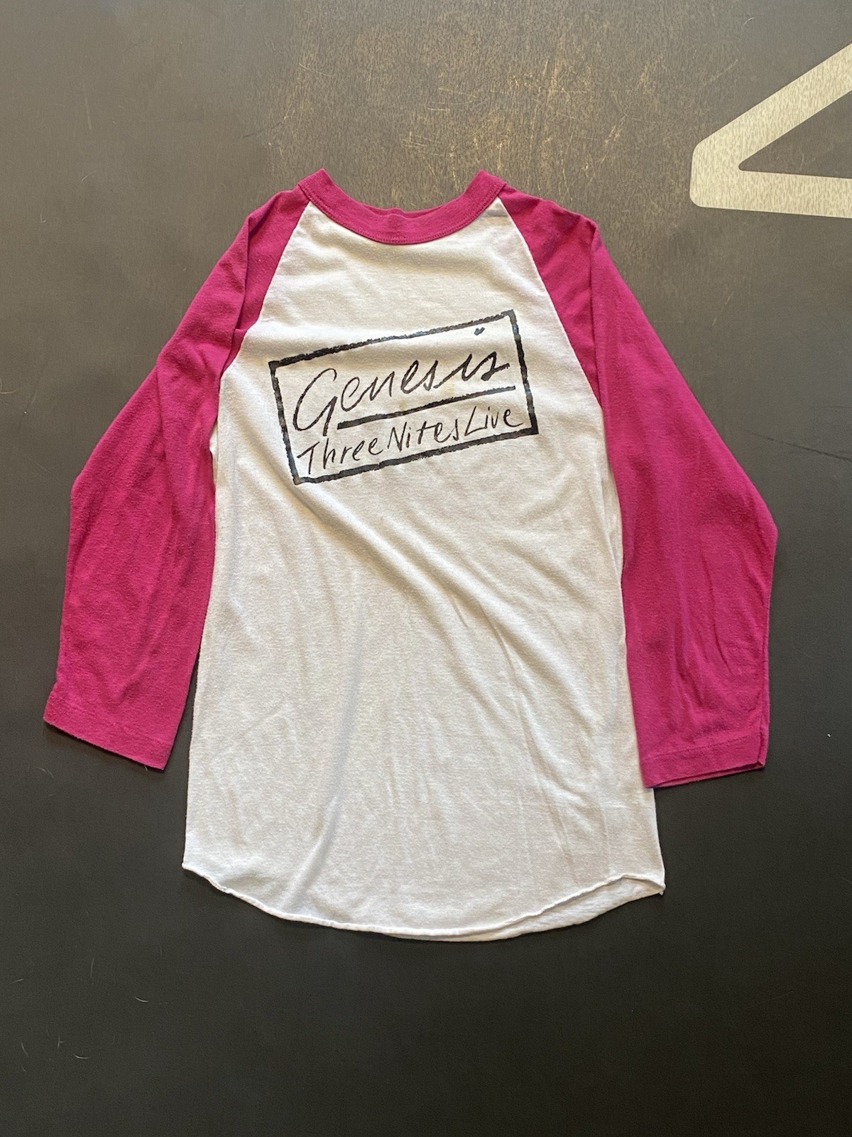Vintage 1982 Genesis Concert T Shirt - Three Nites Live Berkeley CA - Pink Vintage 1982 Genesis Concert T Shirt - Three Nites Live Berkeley CA - Pink