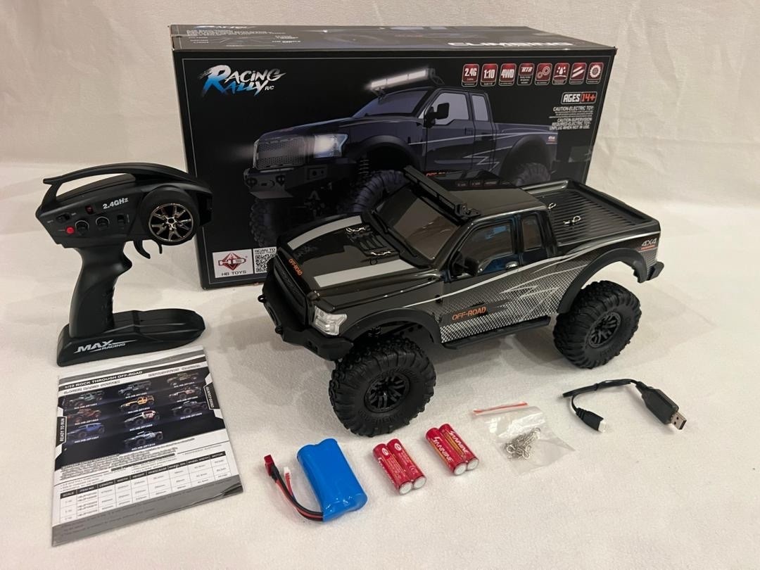 1/10 RC Double Pickup 4WD 4x4 2.4G Remote Control Rock Crawler Car Model RTR 💯 1/10 RC Double Pickup 4WD 4x4 2.4G Remote Control Rock Crawler Car Model RTR 💯