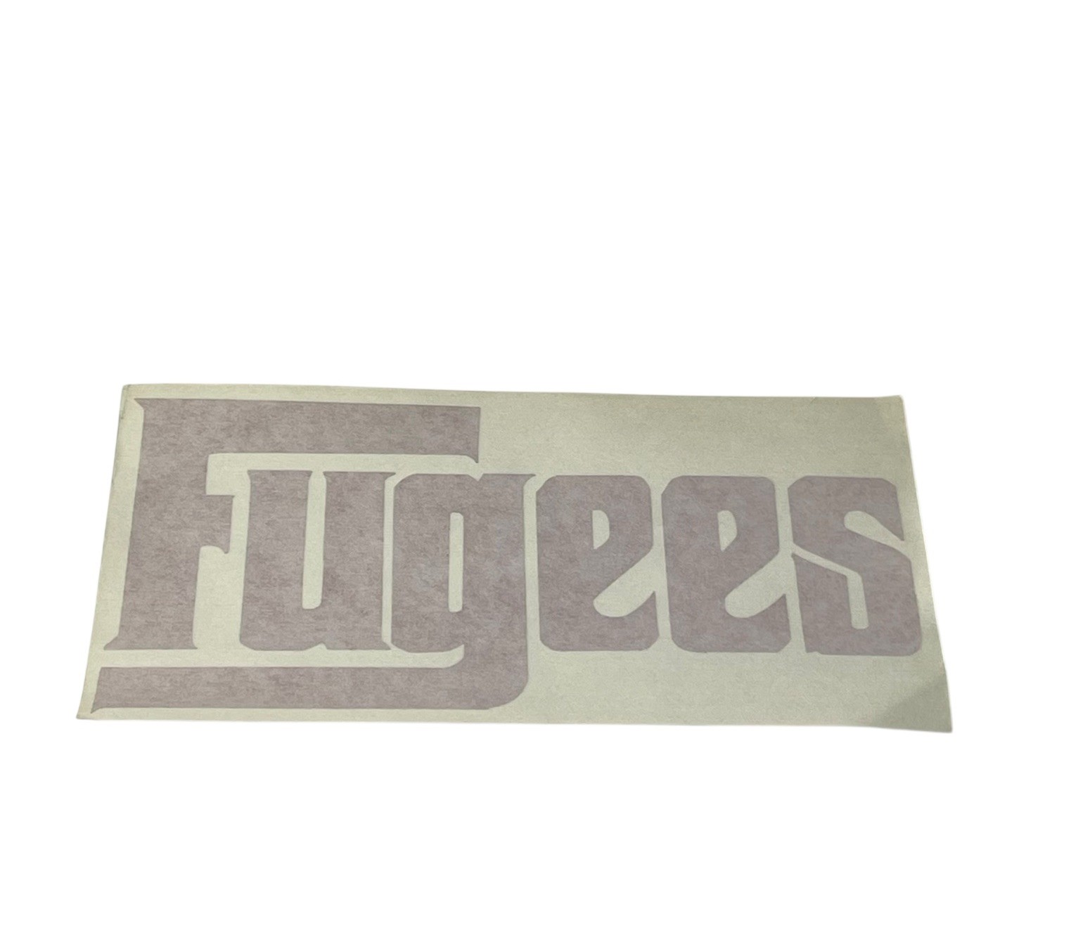 Vintage NOS 10.5x5.5” Red Sticker Decal Fugees Rap Hip Hop Music Decal NEW