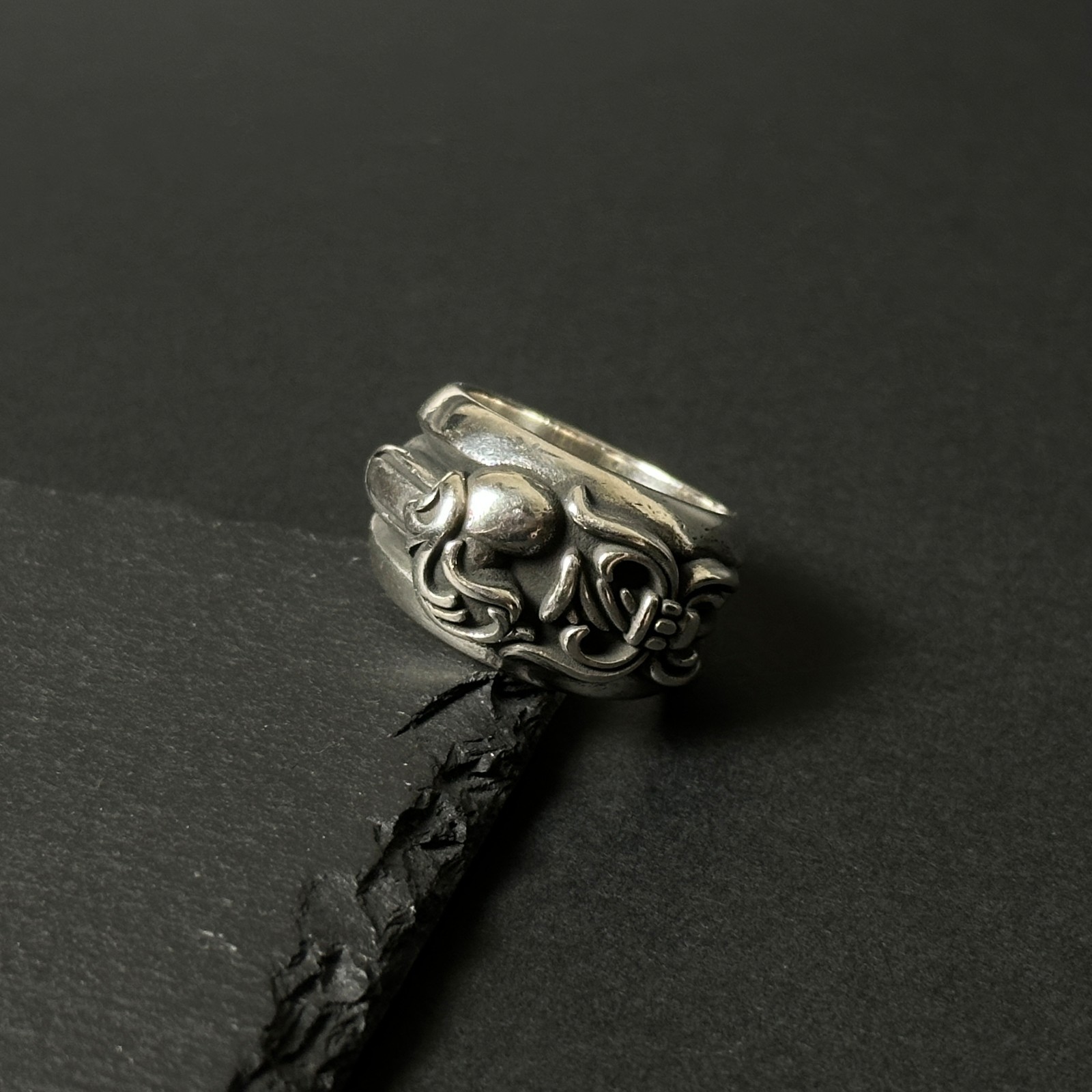 Chrome Hearts Silver Dagger Heart Ring Size 10 US Chrome Hearts Silver Dagger Heart Ring Size 10 US