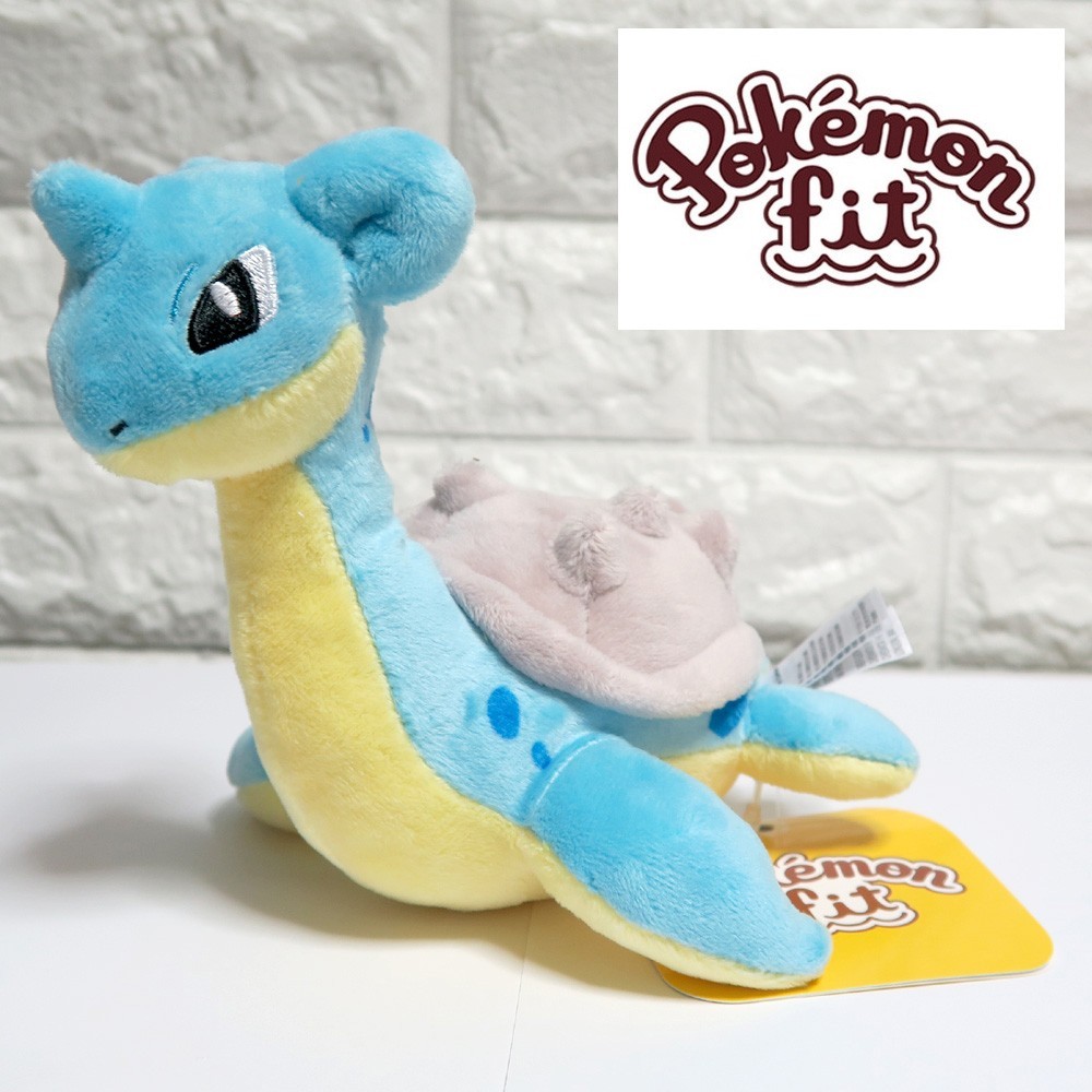 Pokemon Center Lapras Plush Stuffed Doll Pokemon fit Sitting Cuties Japan