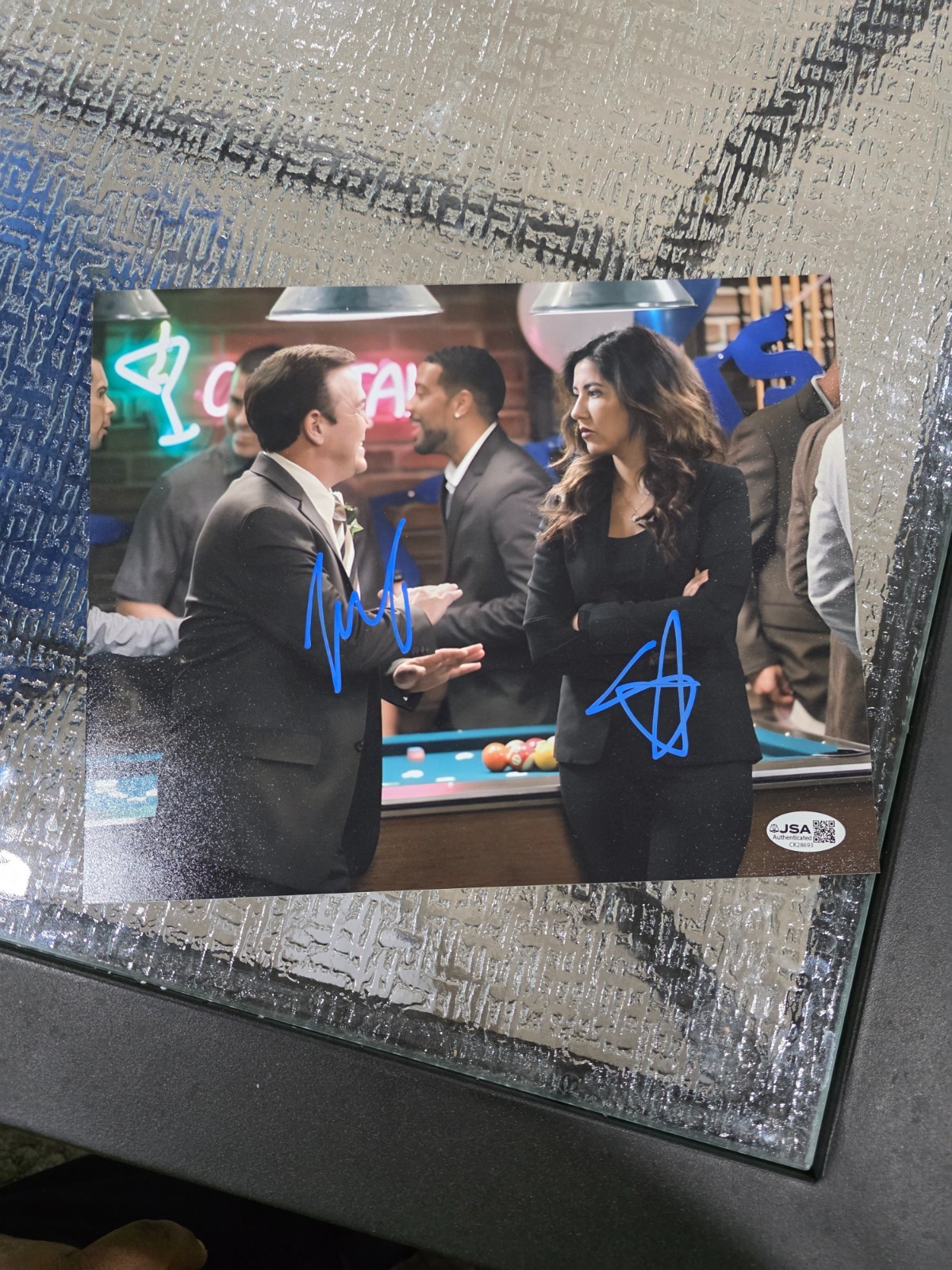 Joe Lo Truglio & stephanie beatriz Signed 8x10 Photo JSA Brooklyn Nine-Nine Joe Lo Truglio & stephanie beatriz Signed 8x10 Photo JSA Brooklyn Nine-Nine