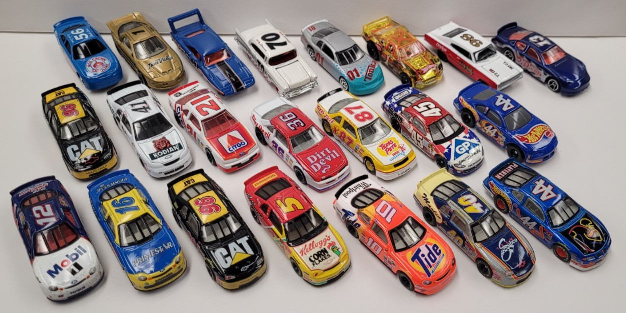 Lot of 22 - LOOSE - 1/64 - various drivers & brands, See List Labonte Rudd
