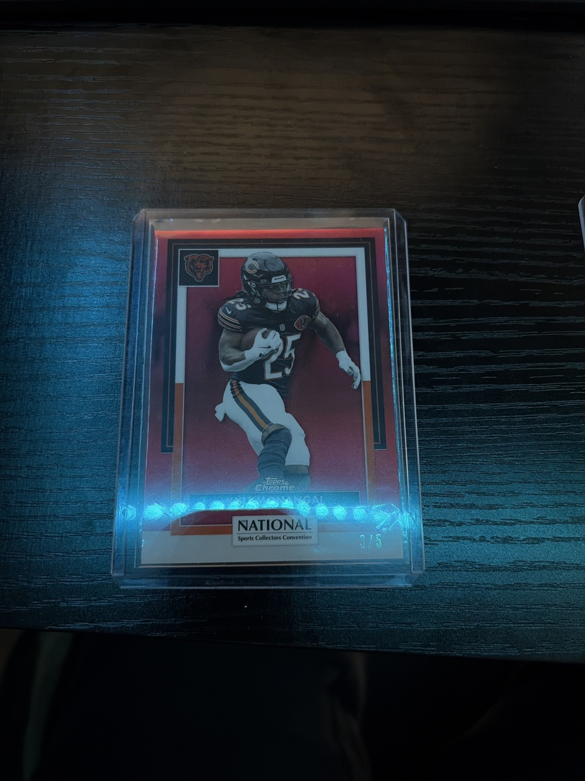 2026 Topps Chrome National NSCC Kyle Monangai NFL-33 Red Refractor /5 🔥 Bears