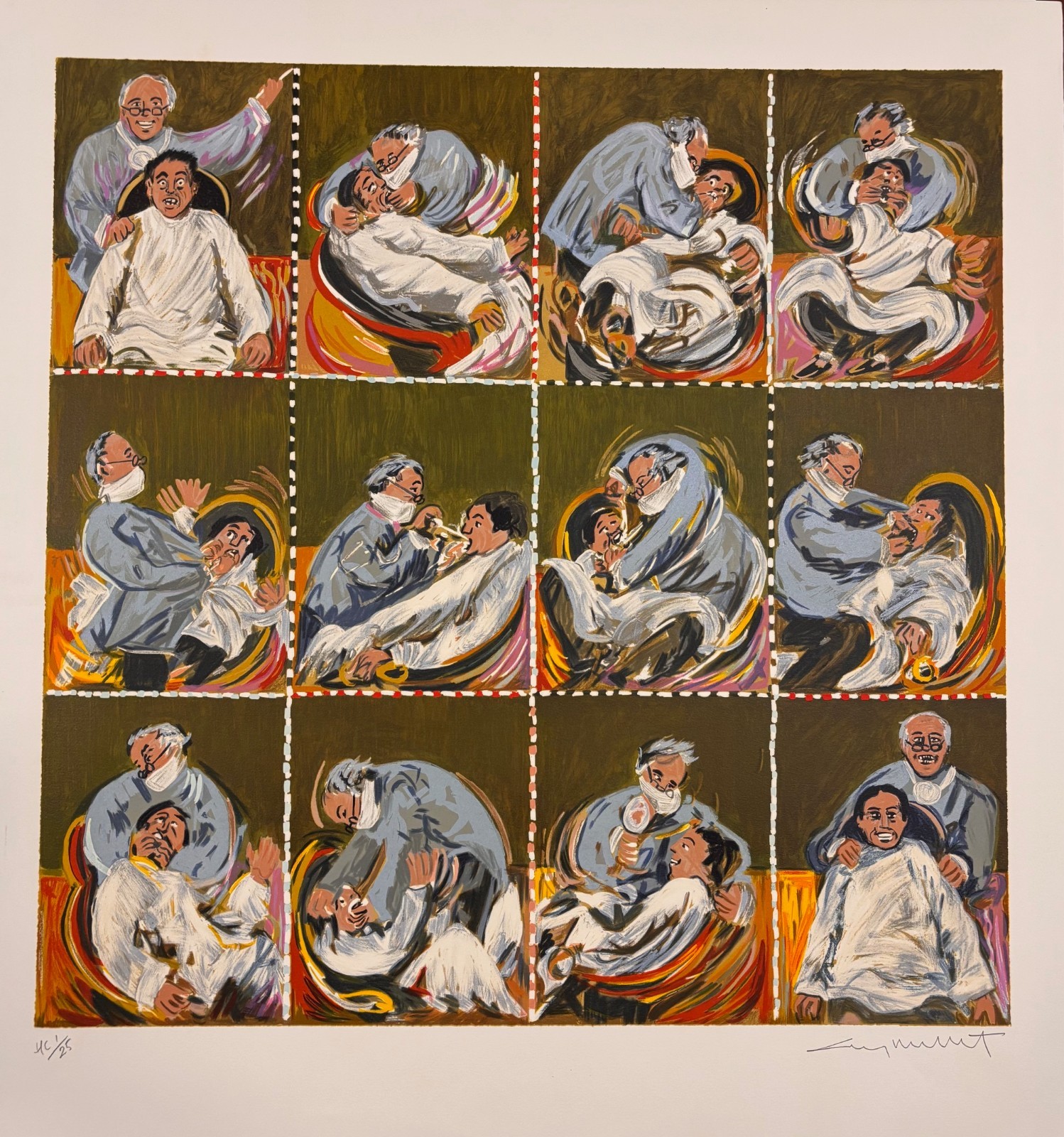 Guy Buffet Hand Signed and Numbered  Lithograph \