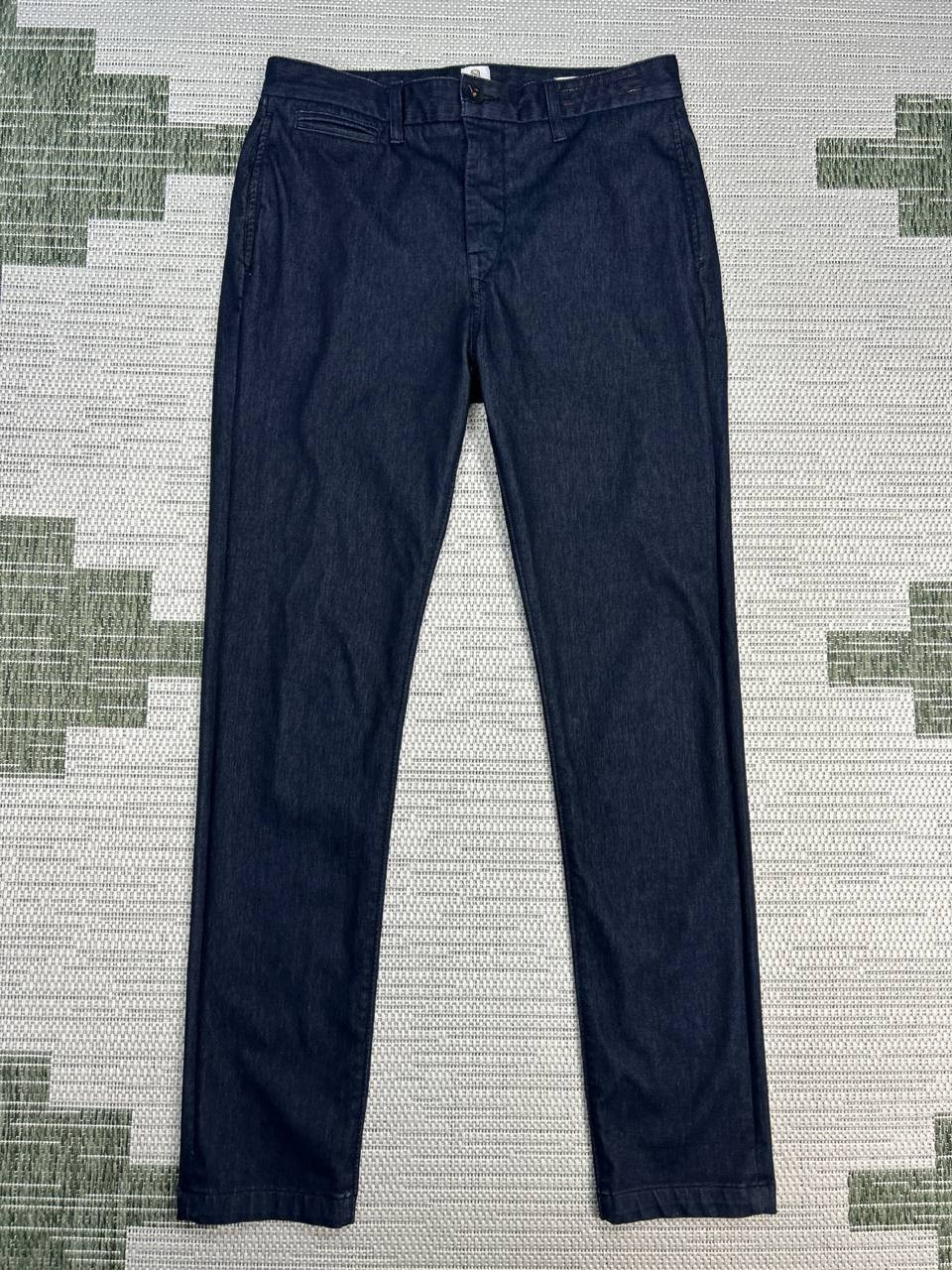 Kato By Hiroshi Kato Jeans Mens 31 Blue Denim Cotton Mid Rise Skinny Leg 32x32