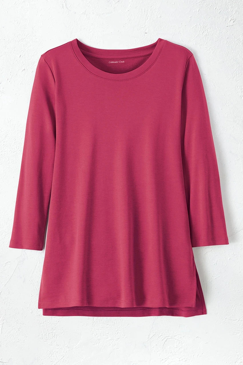 Coldwater Creek BestCotton™ High-Low Tunic NWT     21518