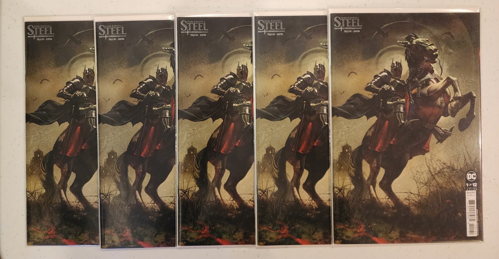 Dark Knights of Steel 1 Joshua Middleton Cardstock Variant B DC Comic 1st Batman Dark Knights of Steel 1 Joshua Middleton Cardstock Variant B DC Comic 1st Batman