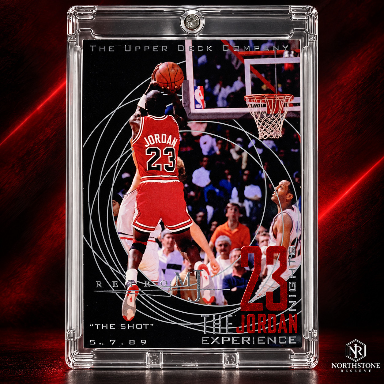 Michael Jordan Card RARE 90’s INSERT CHROME SILVER SP FOIL BULLS JERSEY #23 NBA