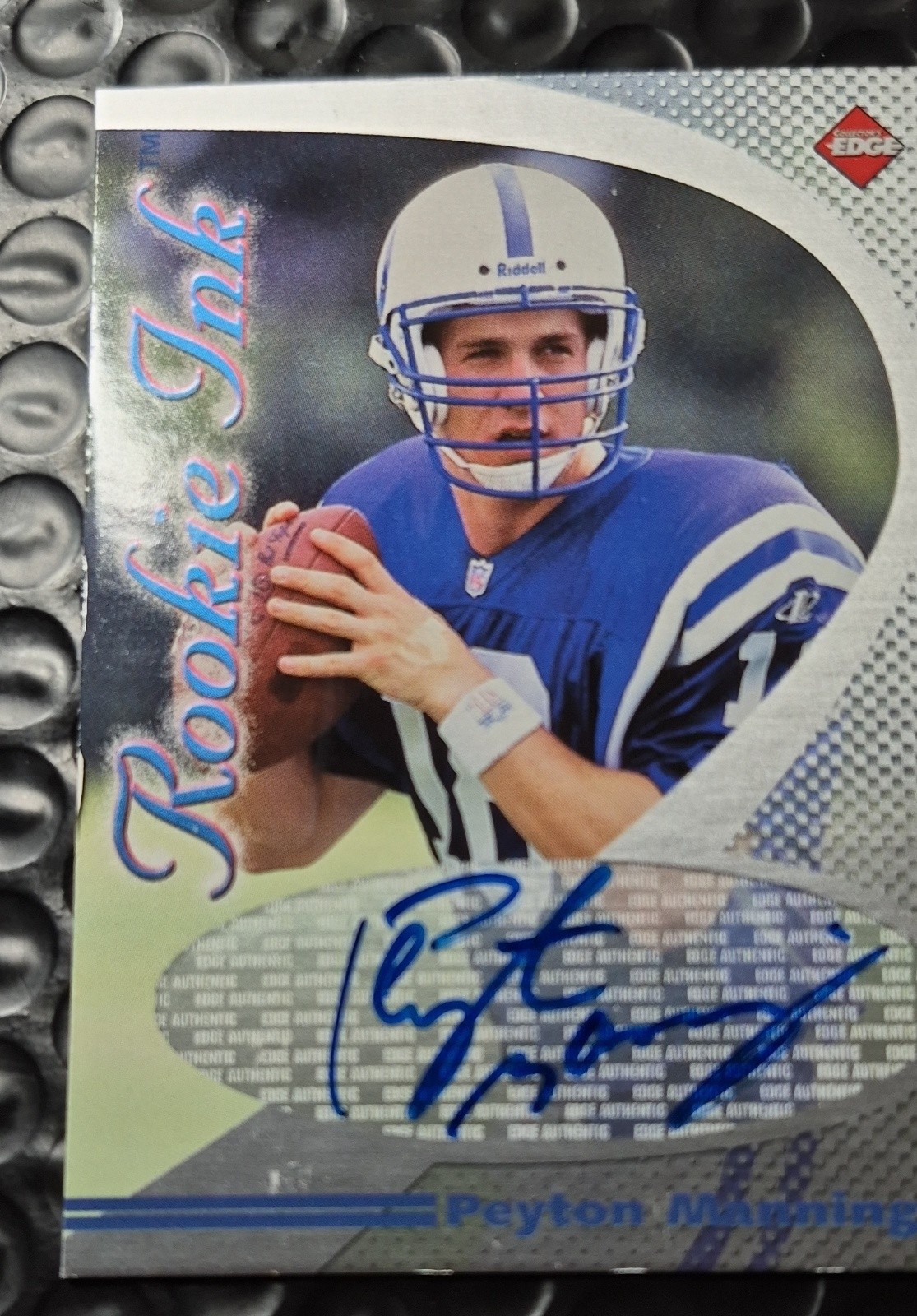 1998 Collector\'s Edge 1st Place - Rookie Ink Peyton Manning (AU, RC)