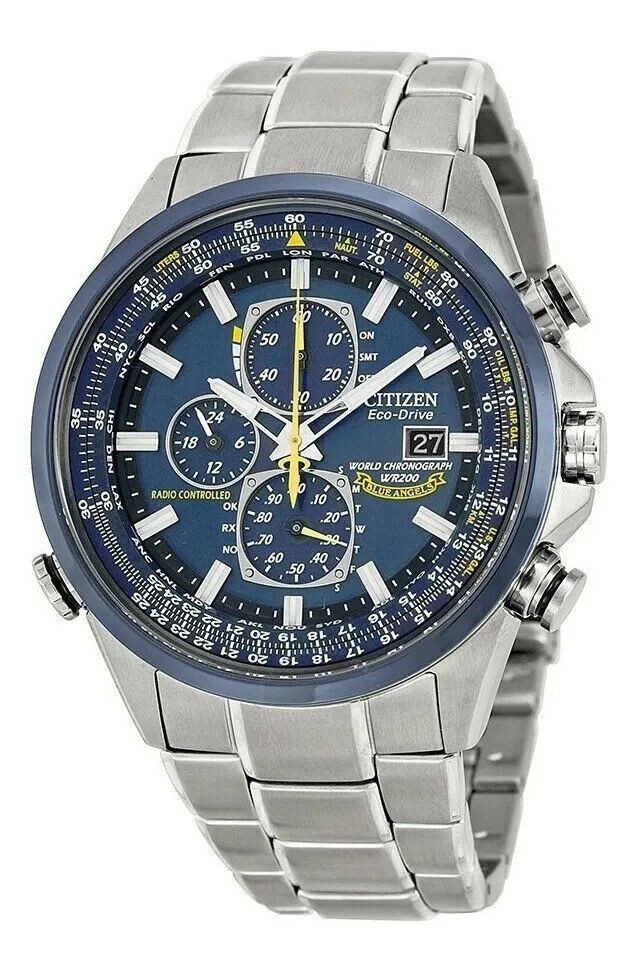 Citizen Men's Blue Angels World Chronograph Eco Drive Watch AT8020-54L NEW Citizen Men's Blue Angels World Chronograph Eco Drive Watch AT8020-54L NEW
