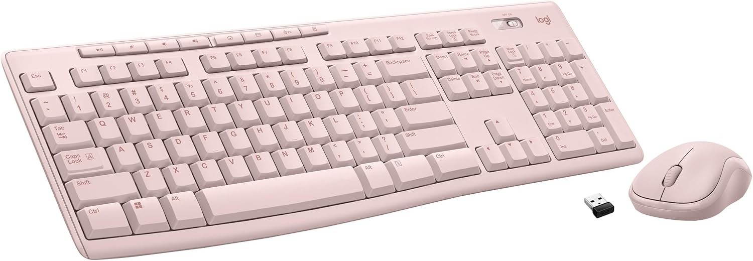 Logitech MK270 Full-size Wireless 2.4G Membrane Keyboard and Mouse Bundle PC/MAC Logitech MK270 Full-size Wireless 2.4G Membrane Keyboard and Mouse Bundle PC/MAC