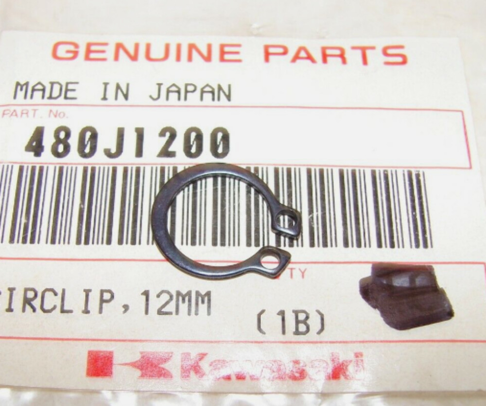QTY 2 | 73-80 Kawasaki KZ900 KZ1000 Shift Shaft 12mm Retainer Clip 480J1200 OEM