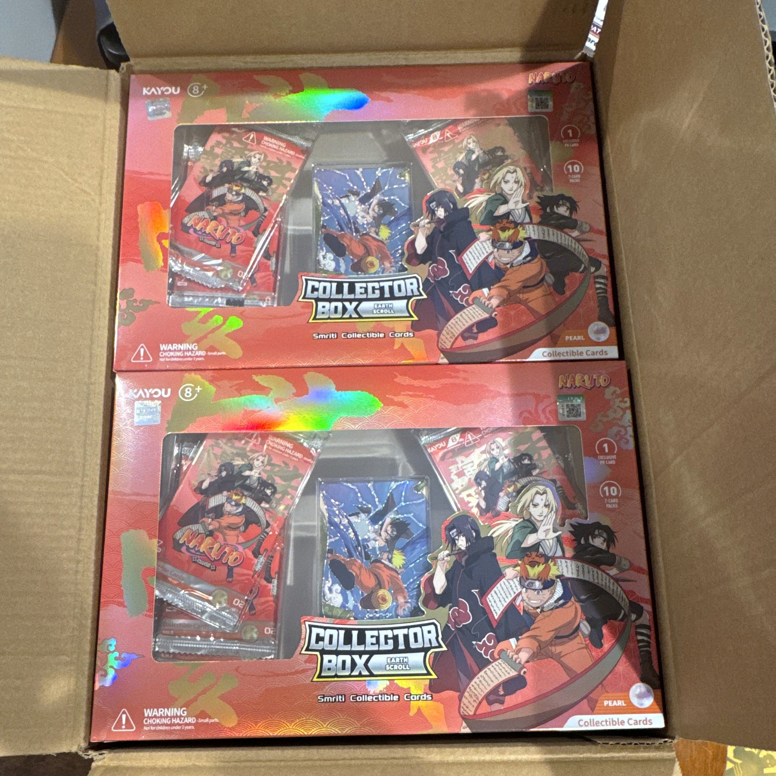 Kayou Naruto Collector Box Factory Sealed CASE OF 8 BOXES
