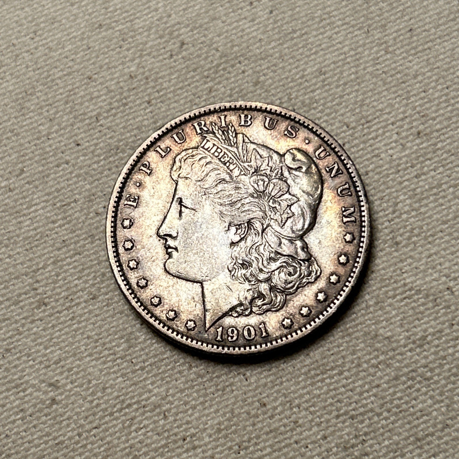 1901-P Morgan Dollar AU Details KEY DATE #PR33 1901-P Morgan Dollar AU Details KEY DATE #PR33