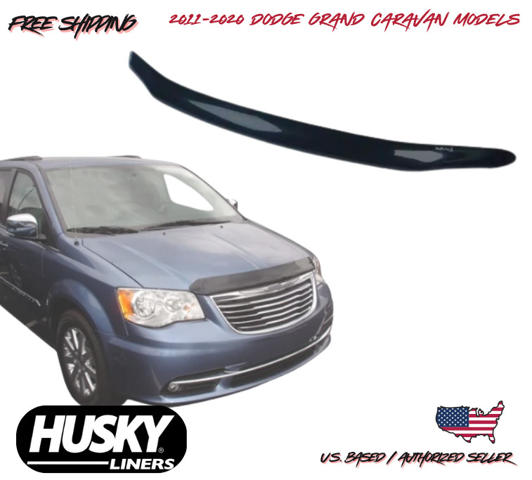 2011-2020 Dodge Grand Caravan Bugflector II Hood Bug Shield Protector High Prof. 2011-2020 Dodge Grand Caravan Bugflector II Hood Bug Shield Protector High Prof.