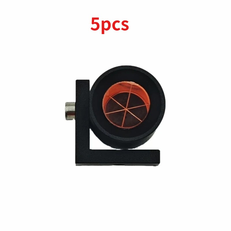 5PCS 90 Degree Mini Prism MP110S 12.7mm & L Bar Monitoring For Total Stations