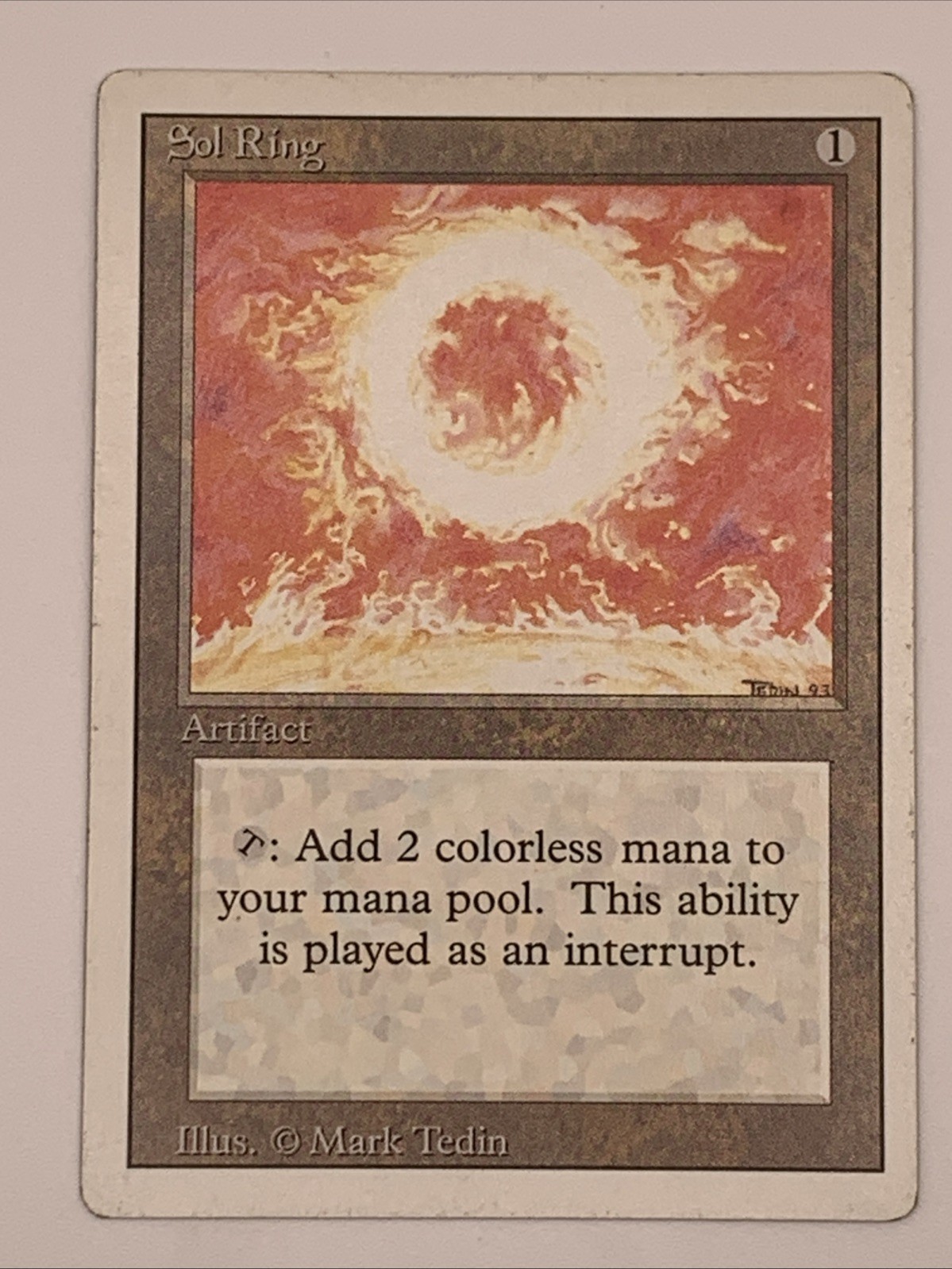 MTG LP Sol Ring Revised 3rd Edition  & Tracking
