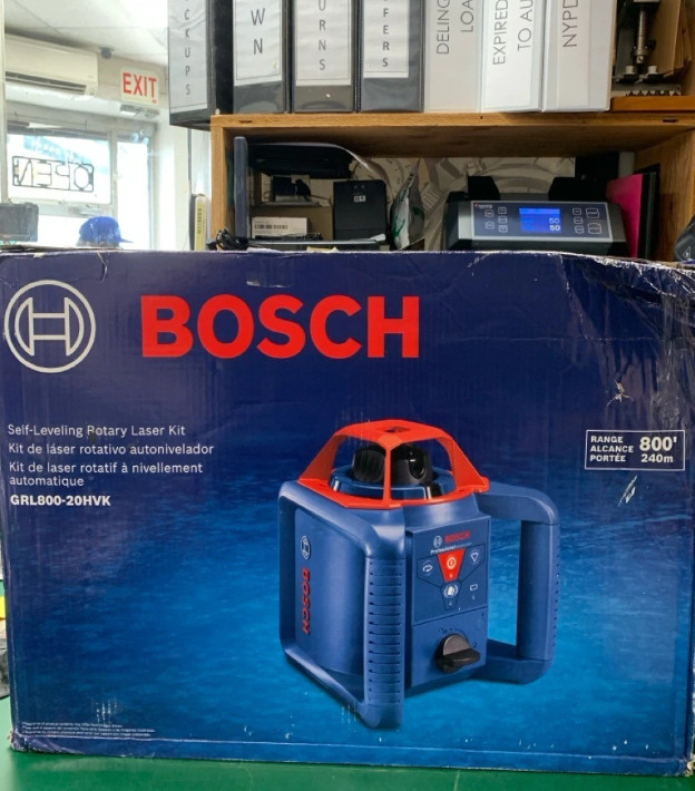 Bosch GRL800-20HVK 800 ft. Self Leveling Rotary Laser Level Kit (E10051685)