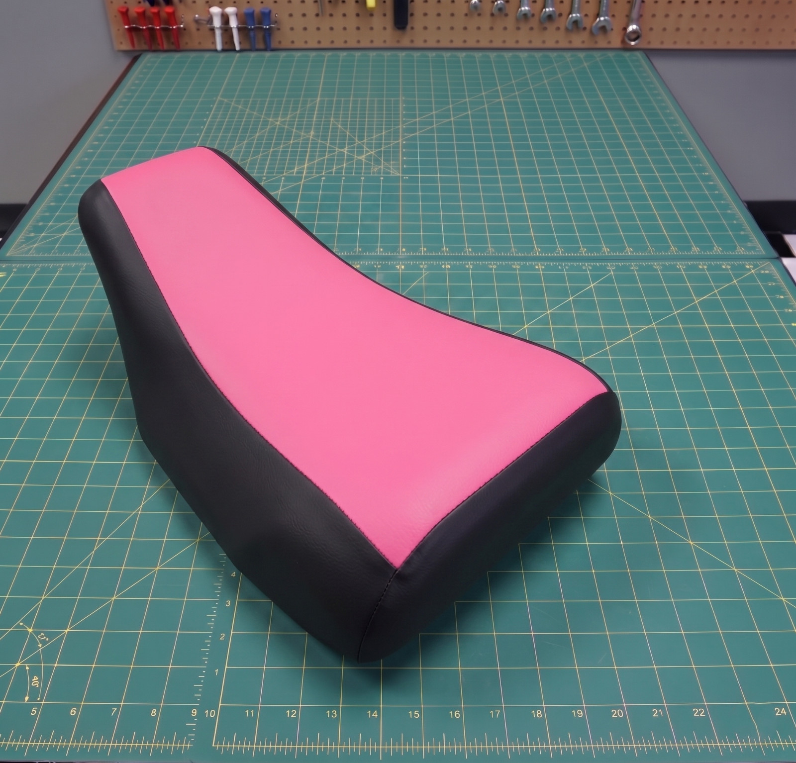 Honda Foreman TRX 400FW Seat Cover 1997 To 2003 Pink Black Vinyl Seat Cover