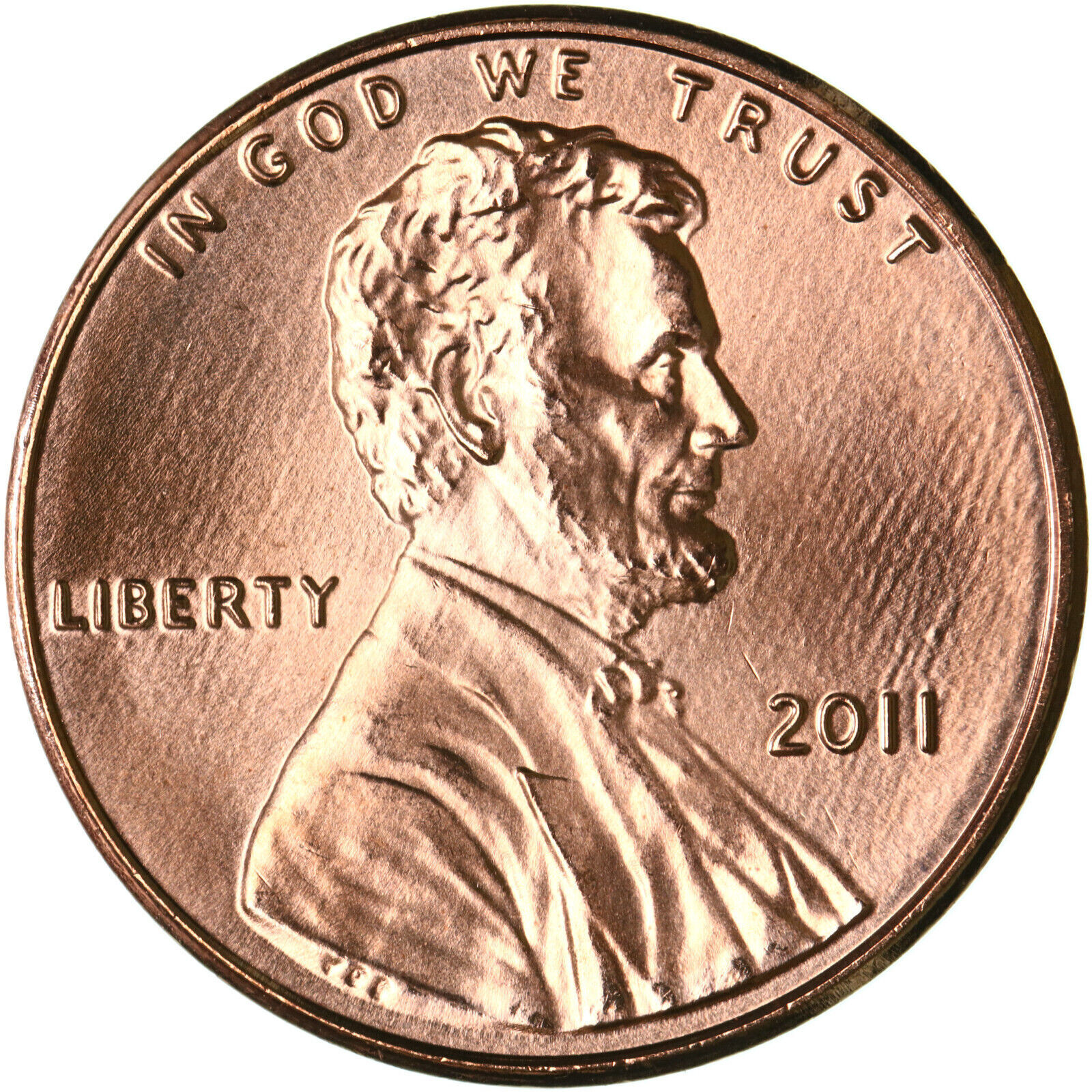 2011 P Lincoln Cent - BU