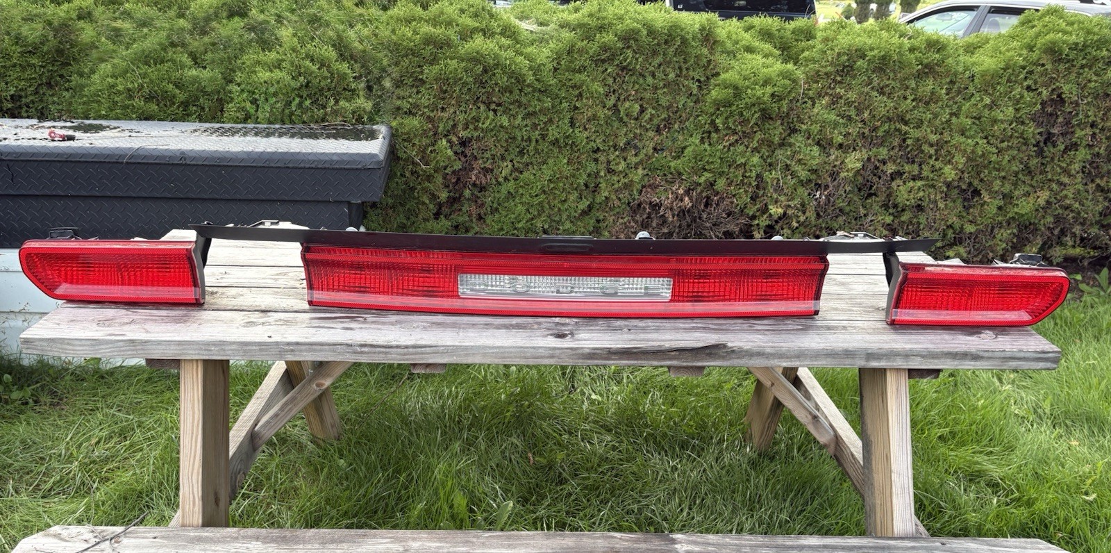 2009-2014 Dodge Challenger OEM Rear Tail Light Assembly 3 Piece Set