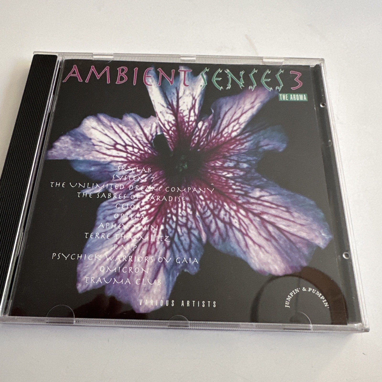 Ambient Senses 3:  The Aroma. 12 Track CD.  1995 V/A incl. Aphex Twin, System 7