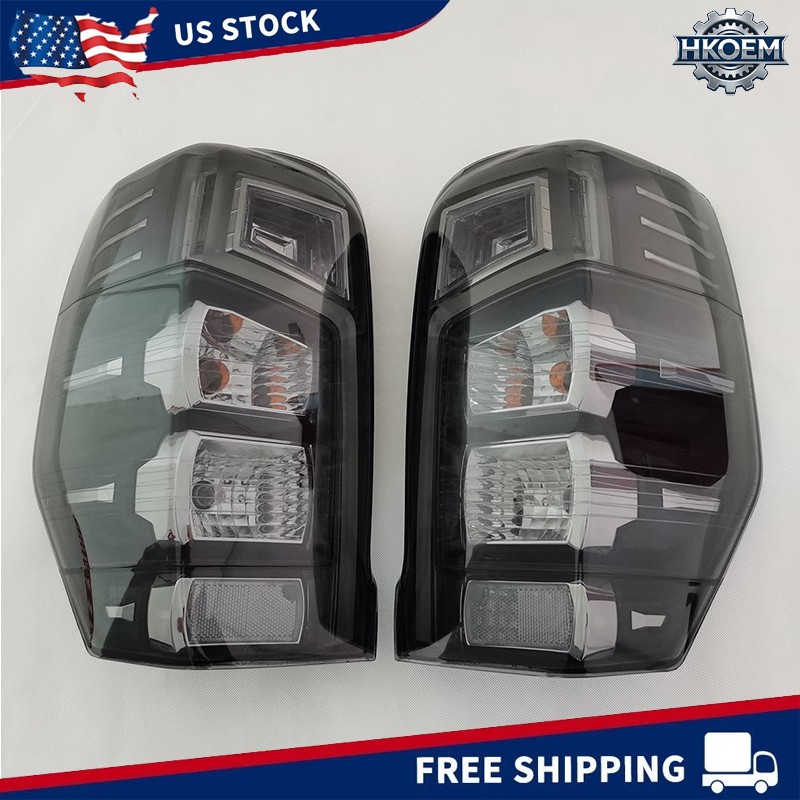 2X Smoked LED Rear Tail Light for Mitsubishi Triton L200 MR GLS 2019 2020 2021 2X Smoked LED Rear Tail Light for Mitsubishi Triton L200 MR GLS 2019 2020 2021
