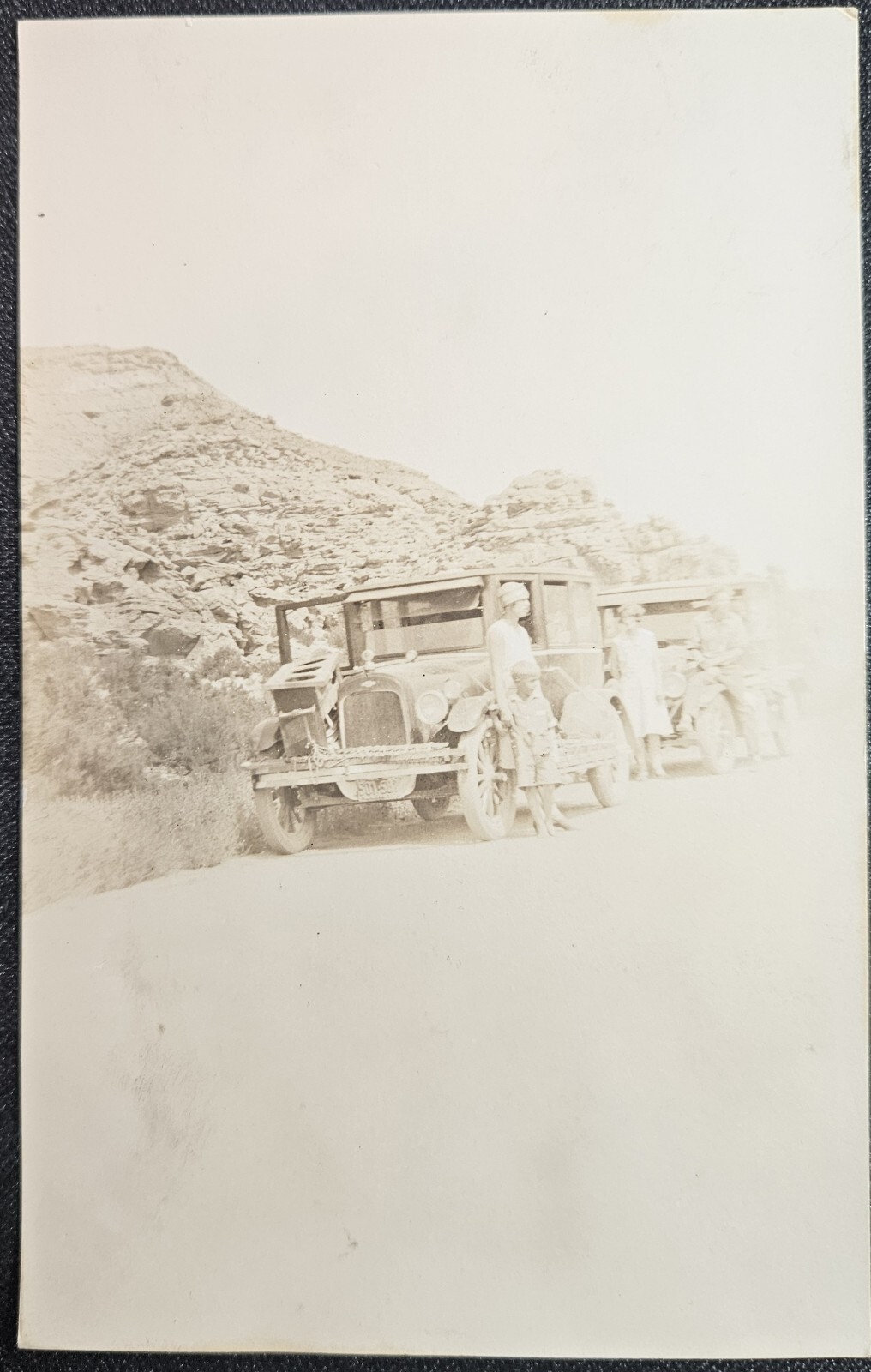 Circa 1910s-20s RPPC One Of A Kind Point Of Rocks Wyoming Automobile Unmailed