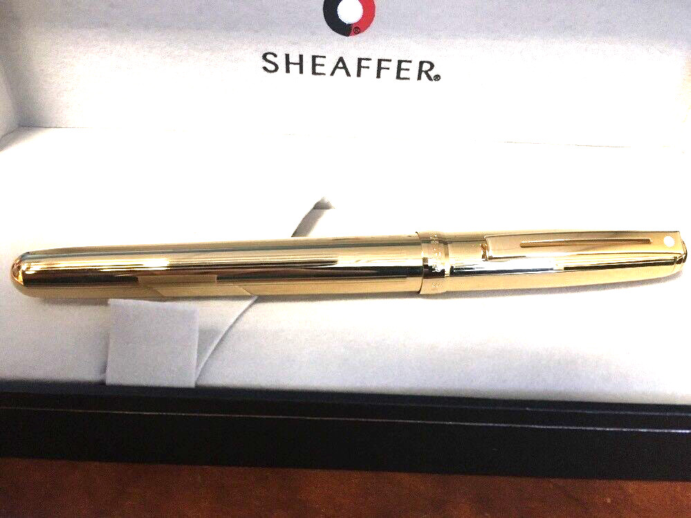 Sheaffer Prelude 22K Gold Plate “M” Nib Fountain Pen Sheaffer Prelude 22K Gold Plate “M” Nib Fountain Pen