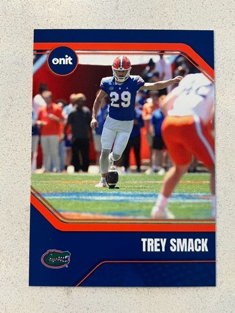 TREY SMACK Packers 2025 ONIT Florida Gators Football base rookie card B-82 qty