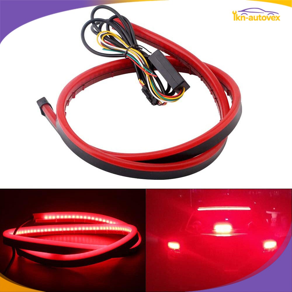 40inch Car LED Rear 3rd Stop Brake Strip Light Signal Lamp Driving Warning Turn