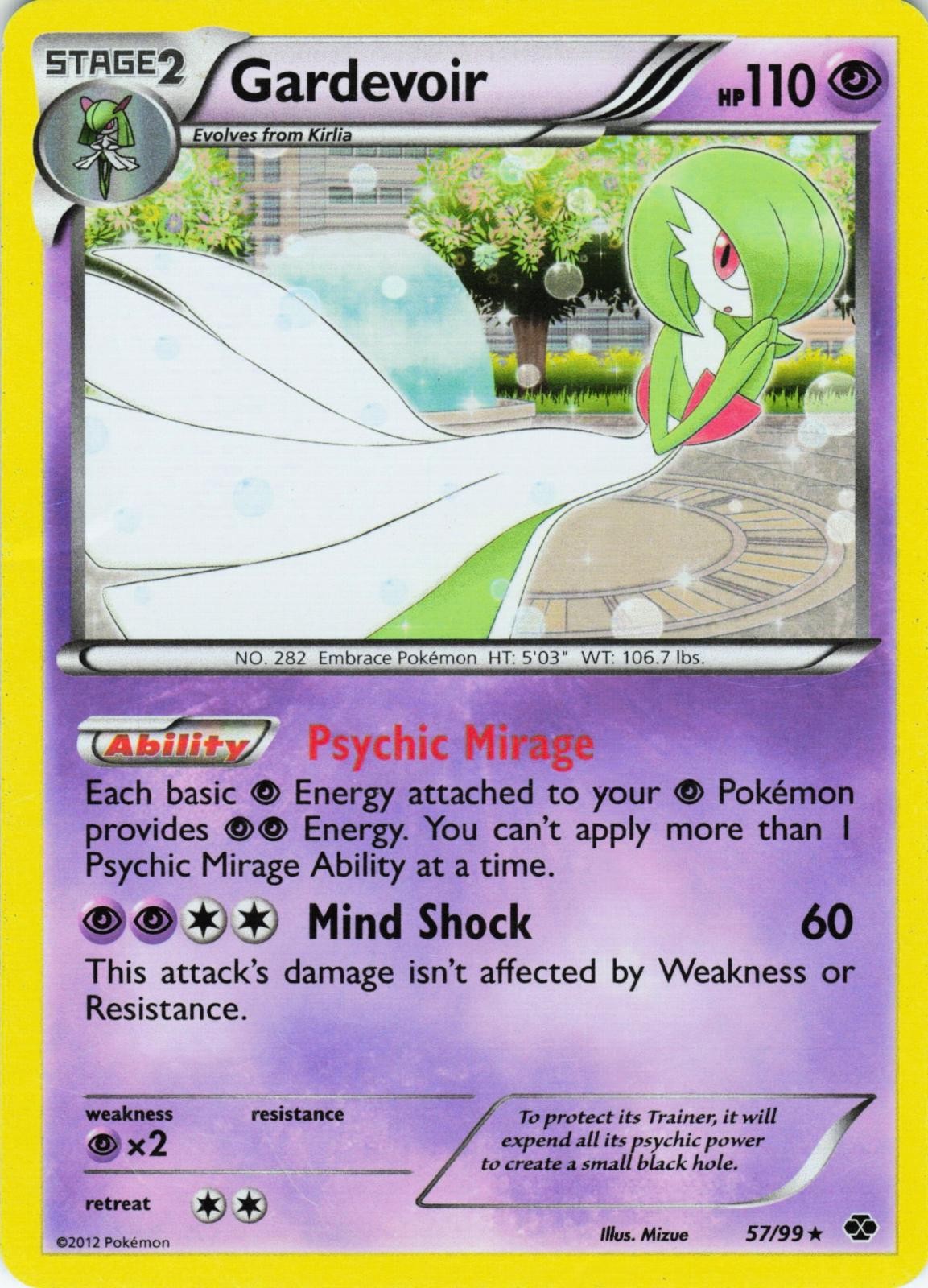 Gardevoir 57/99 Next Destinies Rare Holo DMG