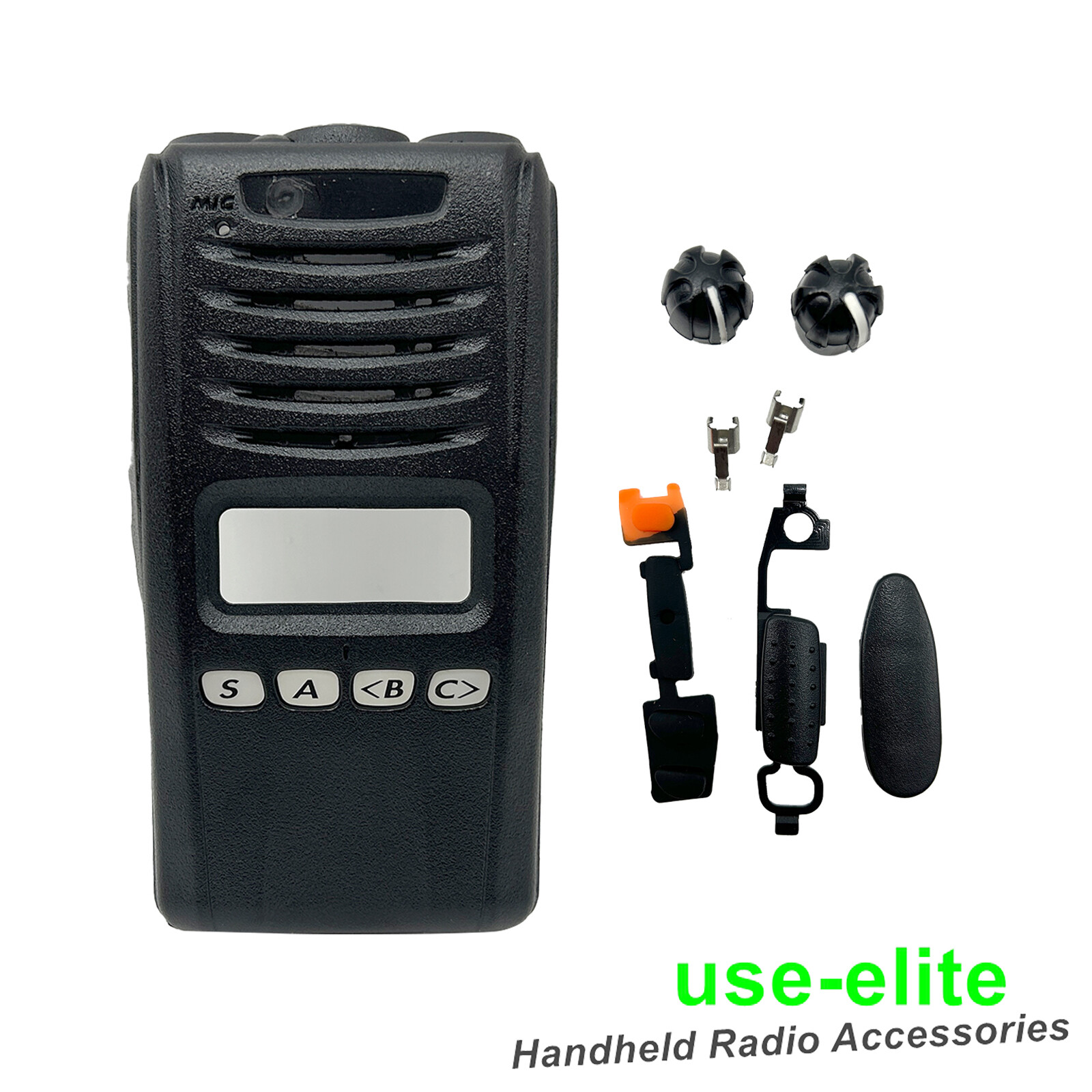 Black Replacement  Repair Housing Case Cover NX320 NX-320  Radio