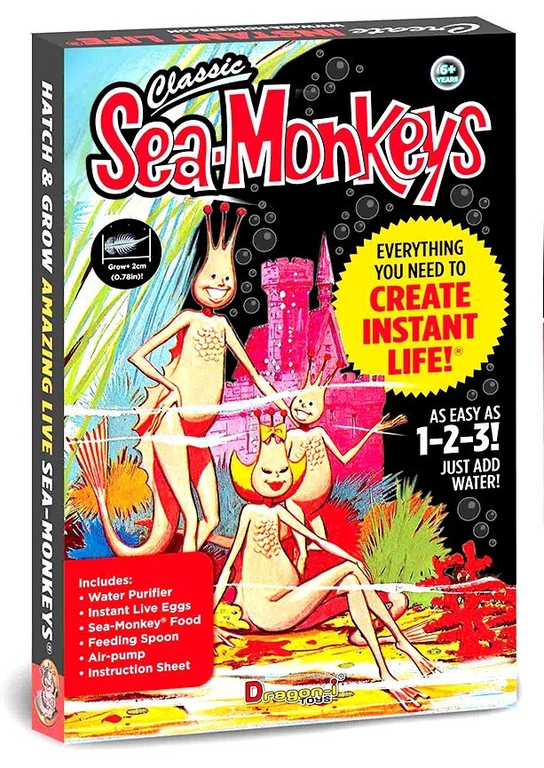 Schylling Classic Sea Monkeys in Retro Package #23231E