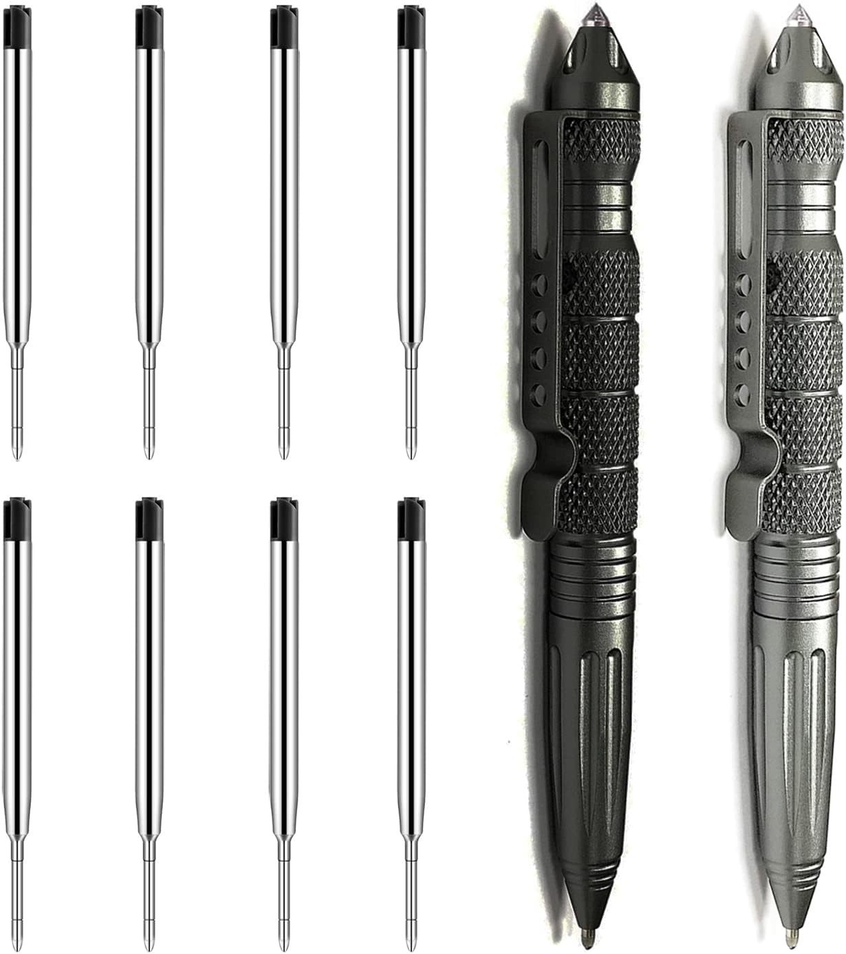 Origin-Joy 2 Pack Tungsten Steel Military Tactical Pen Set, Multifunctional EDC