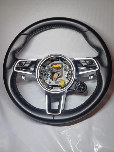OEM PORSCHE 718 911 Carrera Steering Wheel Black 9P1419091EJA34 2017-2020