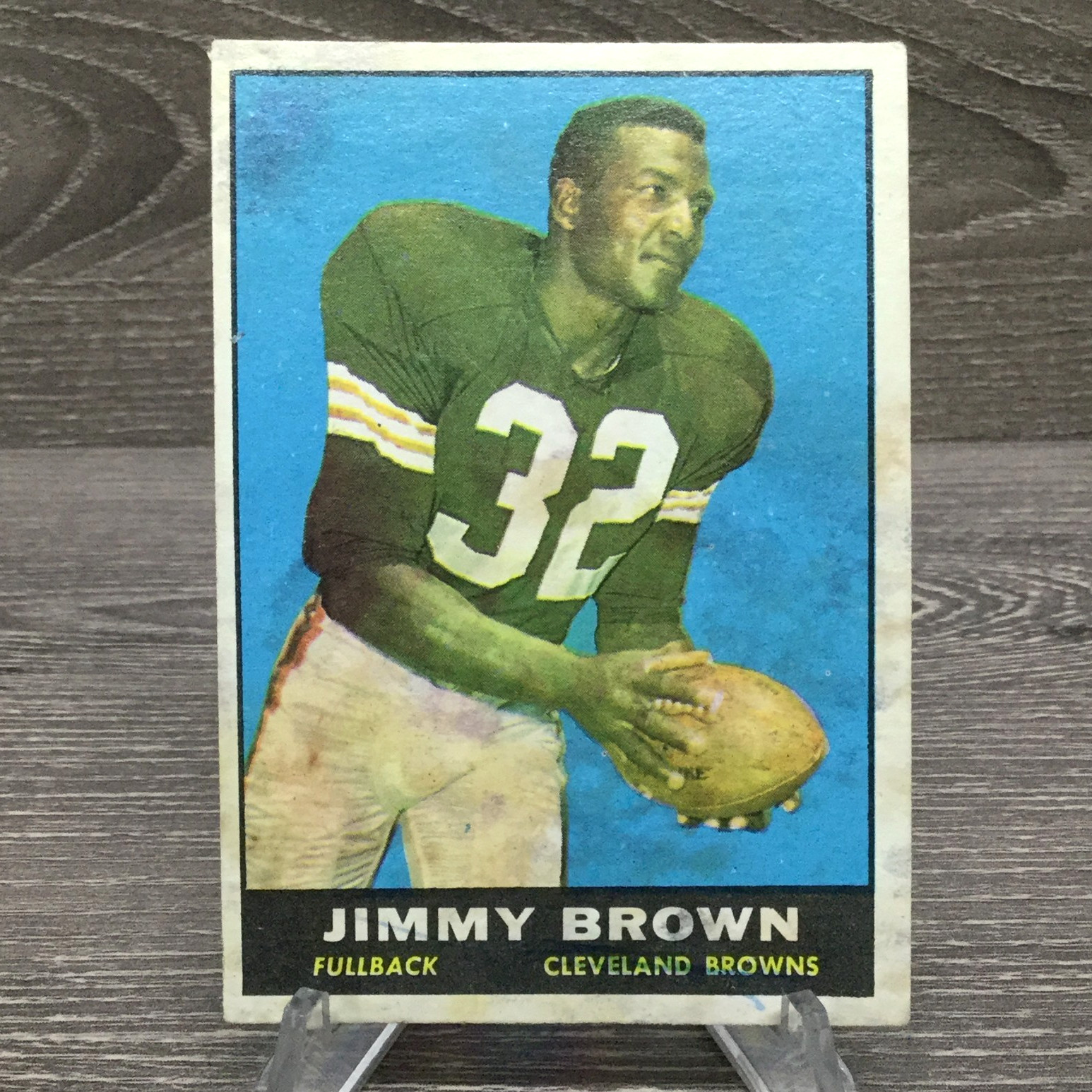 1961 Topps #71 Jim Brown - Low Grade