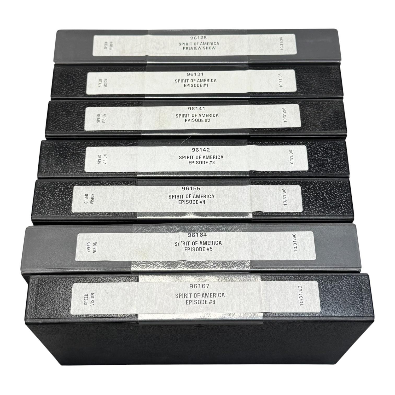 Vintage Spirit Of America VHS Lot 7 Episodes 1-6 Preview 1996 Speed Vision ER