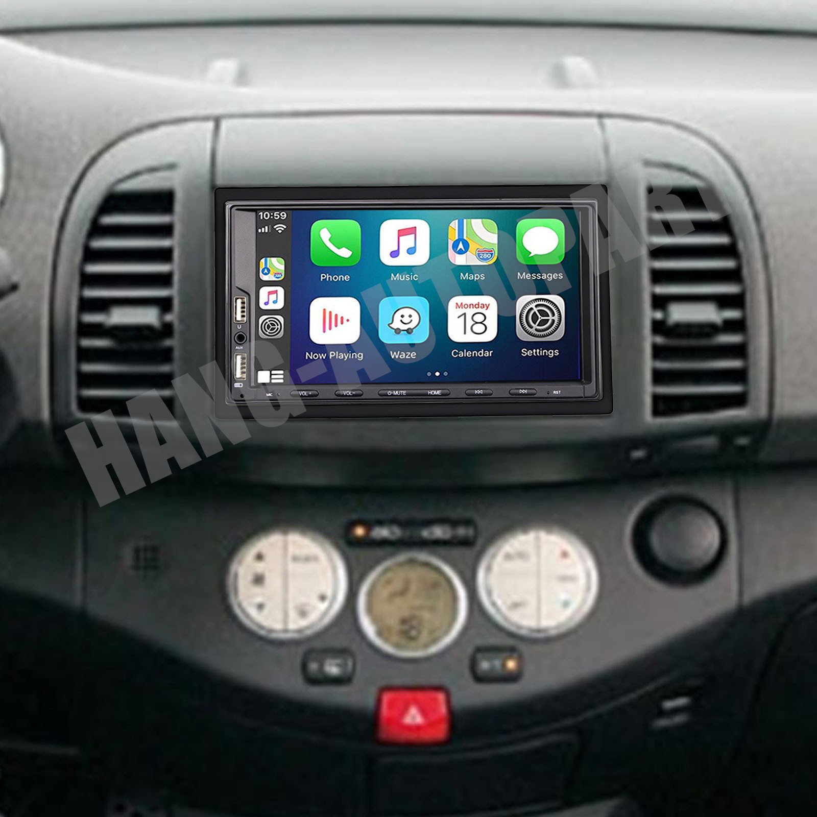 For Nissan Micra 2005-2007 Android 15 Apple Carplay Car Radio Stereo GPS Navi BT