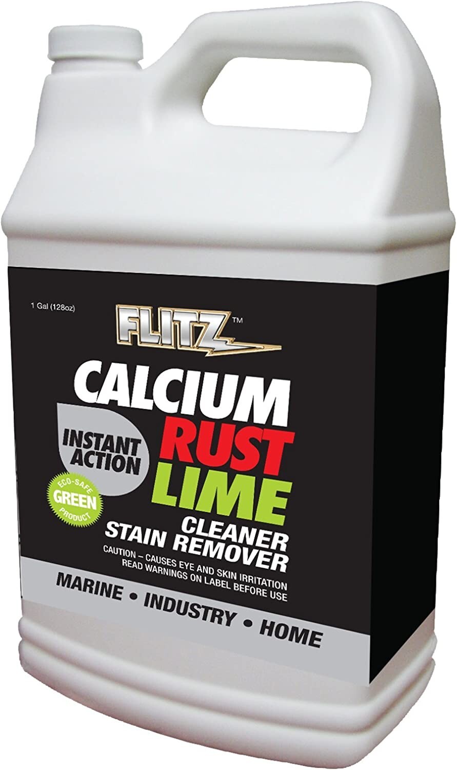 FLITZ Instant Calcium Lime and Rust Remover 1 Gallon/128oz/3785ml. CR01610 FLITZ Instant Calcium Lime and Rust Remover 1 Gallon/128oz/3785ml. CR01610