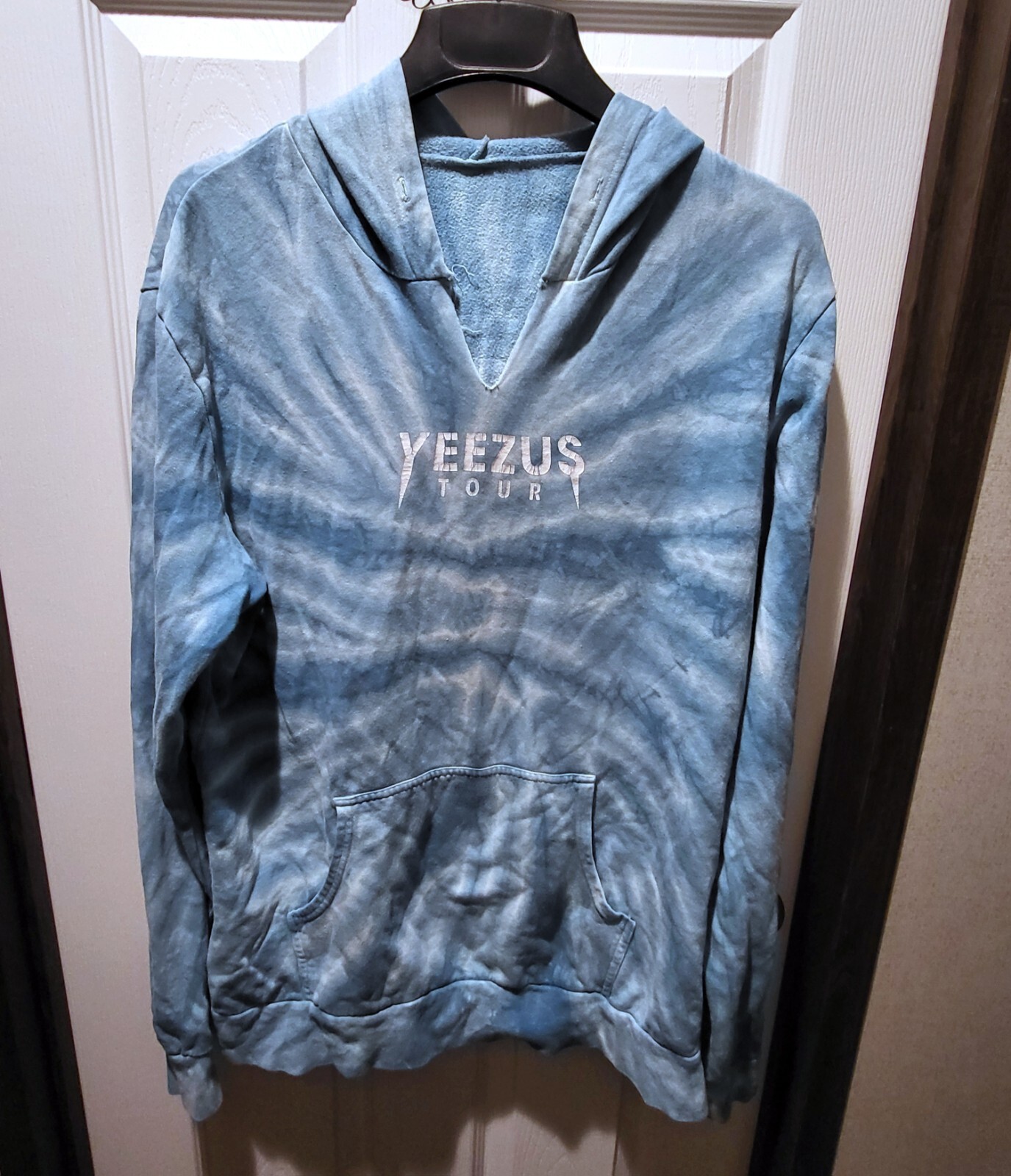 Kanye West Yeezy Yeezus Colortone Tie Dye Men\'s Hoodie Size L Kanye West Yeezy Yeezus Colortone Tie Dye Men\'s Hoodie Size L