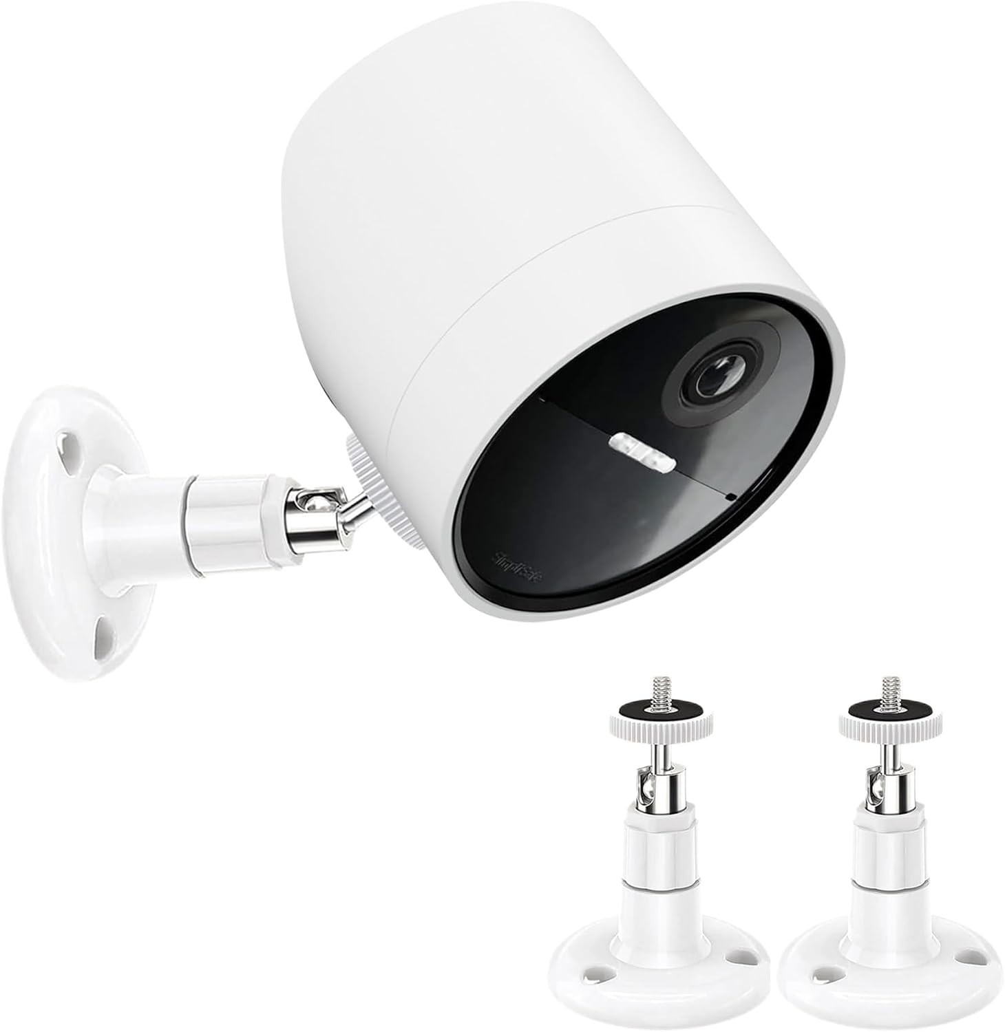 2 Pack Wall Mount Compatible with SimpliSafe Outdoor Security Camera, 360° Rot 2 Pack Wall Mount Compatible with SimpliSafe Outdoor Security Camera, 360° Rot