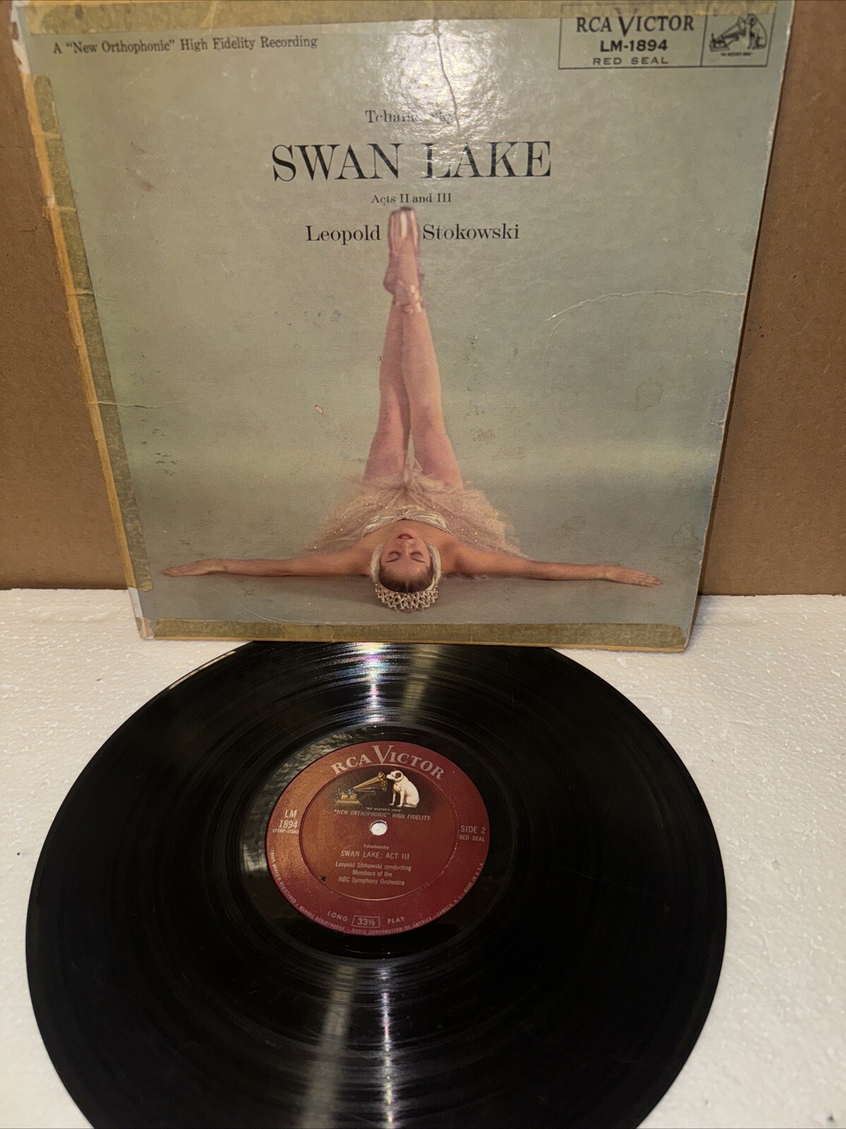 Pyotr Ilyich Tchaikovsky - Leopold Stokowski - Swan Lake Acts Il And Ill (LP, Mo