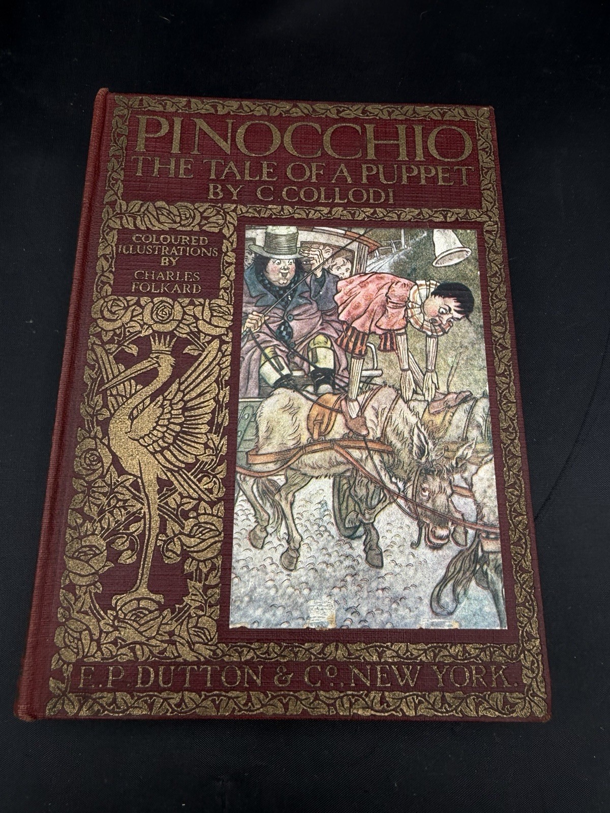 Pinocchio The Tale of a Puppet, C. Collidi, First Printing Edition 1914 RARE Pinocchio The Tale of a Puppet, C. Collidi, First Printing Edition 1914 RARE