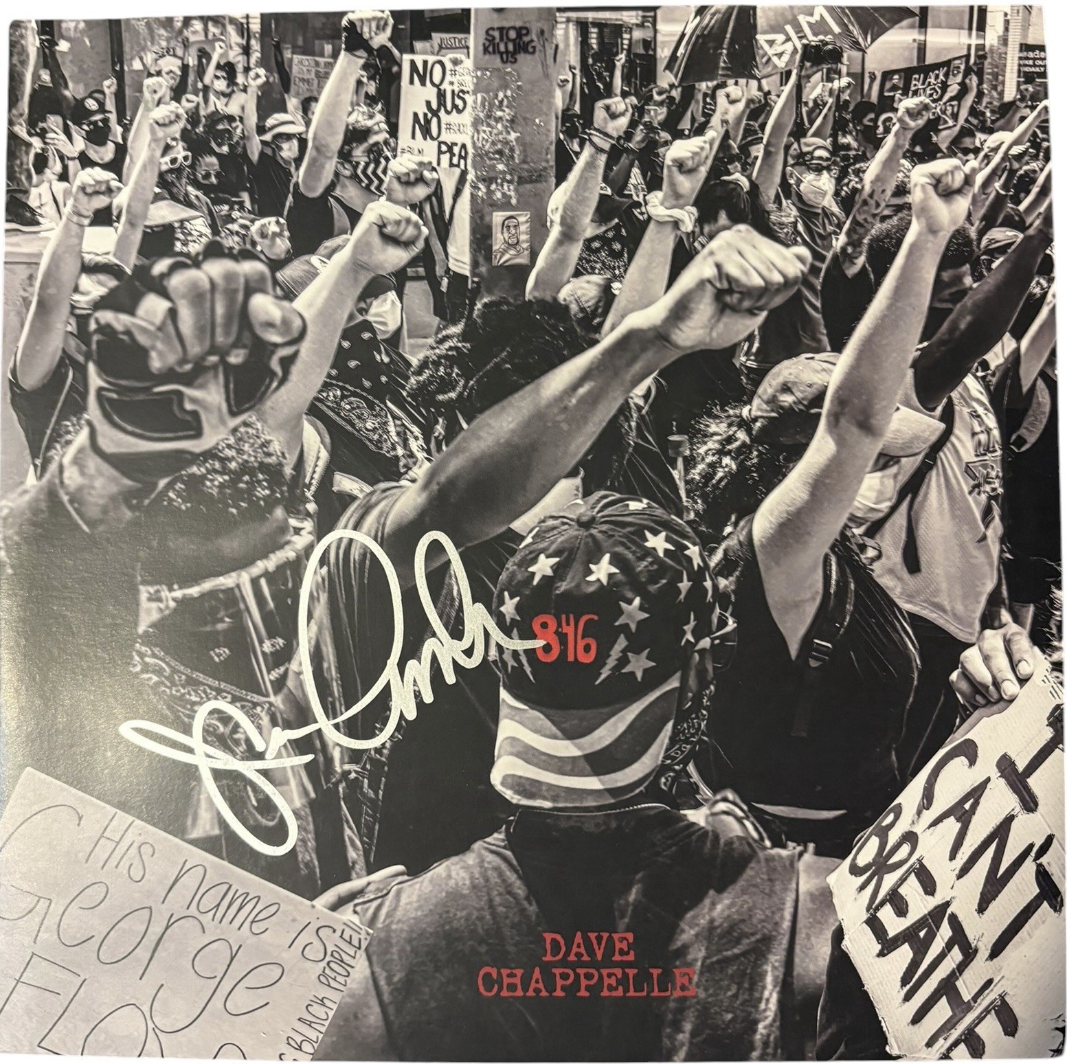 Dave Chappelle 8:46 Signed Vinyl LP JSA Certified George Floyd Dave Chappelle 8:46 Signed Vinyl LP JSA Certified George Floyd