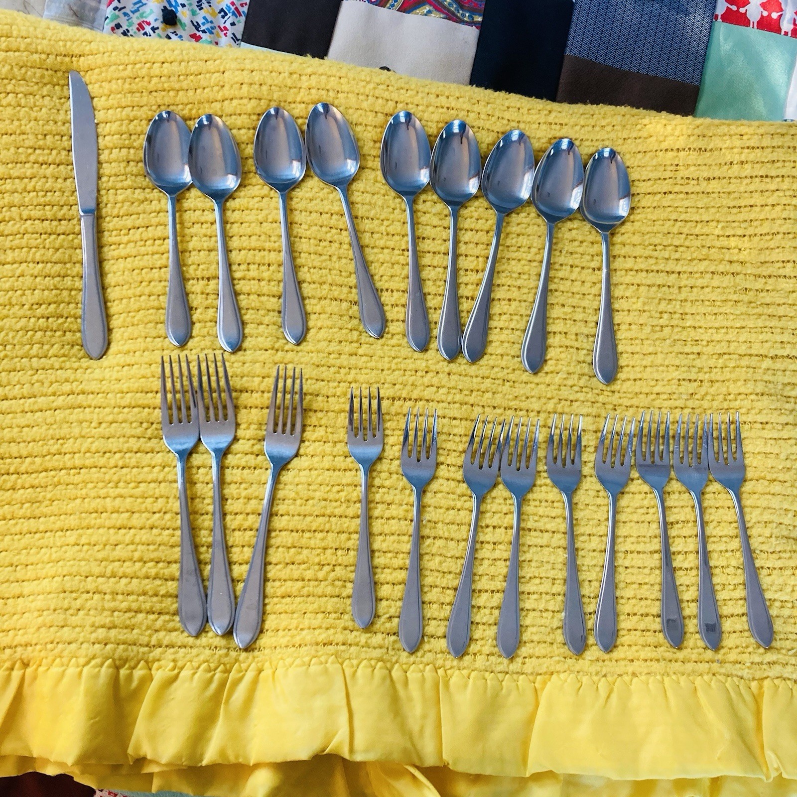 Towle Supreme Japan 18/8 Stainless Flatware 22 Pcs Replacements Pattern Unknown