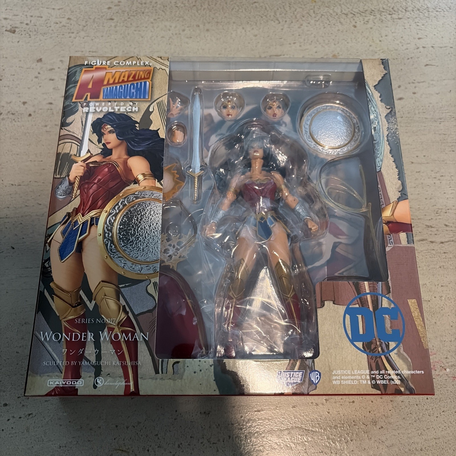 Kaiyodo Figure Complex Revoltech Amazing Yamaguchi No. 017 Wonder Woman Unopened Kaiyodo Figure Complex Revoltech Amazing Yamaguchi No. 017 Wonder Woman Unopened
